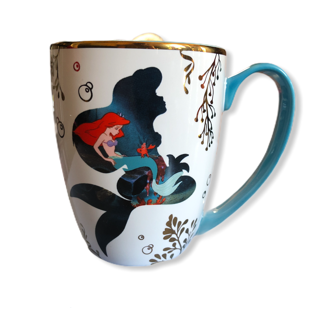 Mug de la Petite Sirène Mug personnalisé avec le nom. Tasses Disney. Tasse  en céramique. 330 ml. Différents modèles et couleurs intérieures. Cadeaux  originaux. La Petite Sirene : : Cuisine et Maison