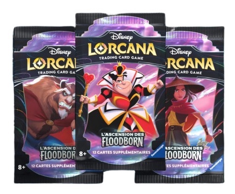 Disney Lorcana TCG - L\'ascension des Floodborn : Booster de 12 cartes supplémentaires (Français)