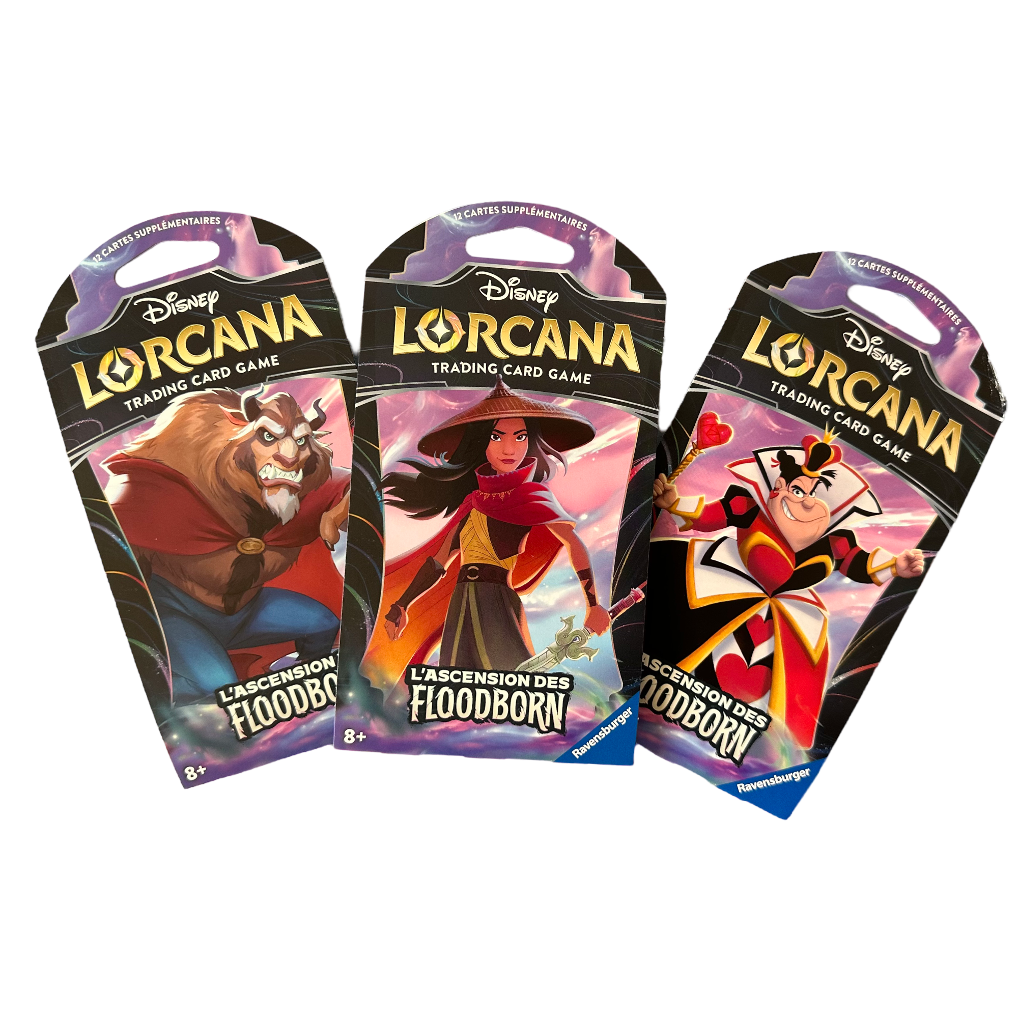 Deck de démarrage Disney - Lorcana - L'Ascension des Floodborn :  Reine/Gaston - Cartes Disney Lorcana