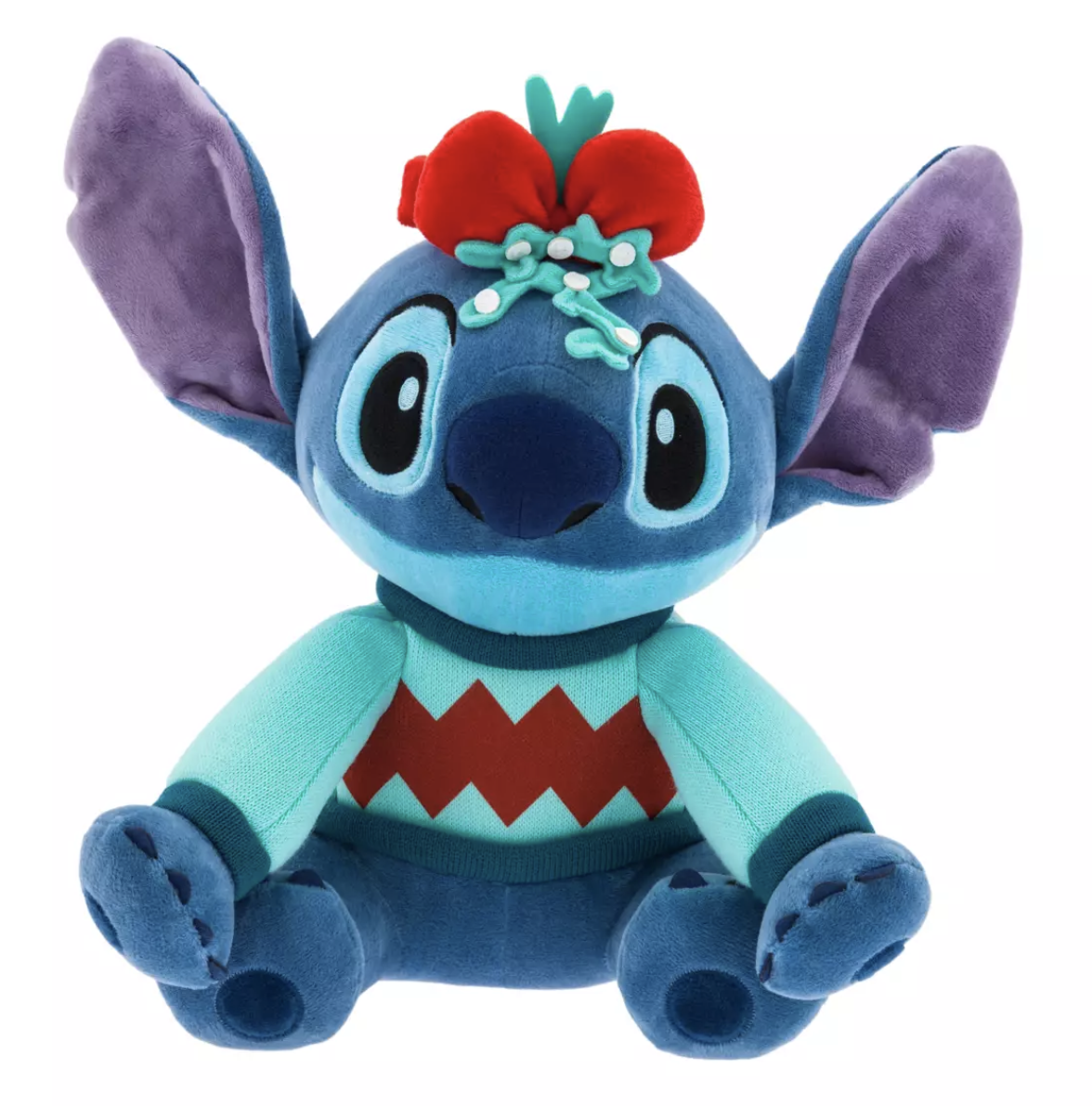 Disney - Lilo et Stitch : Peluche Stitch nœud