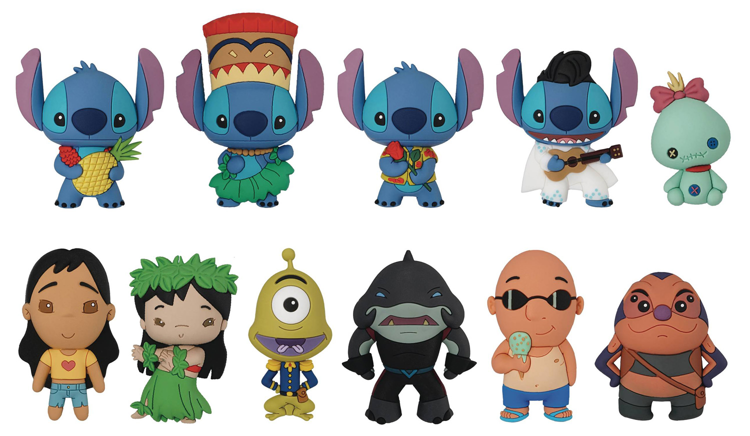 Disney - Lilo et Stitch : 3D Foam Bag Clip &quot;Stitch Series 2&quot; le palais des goodies