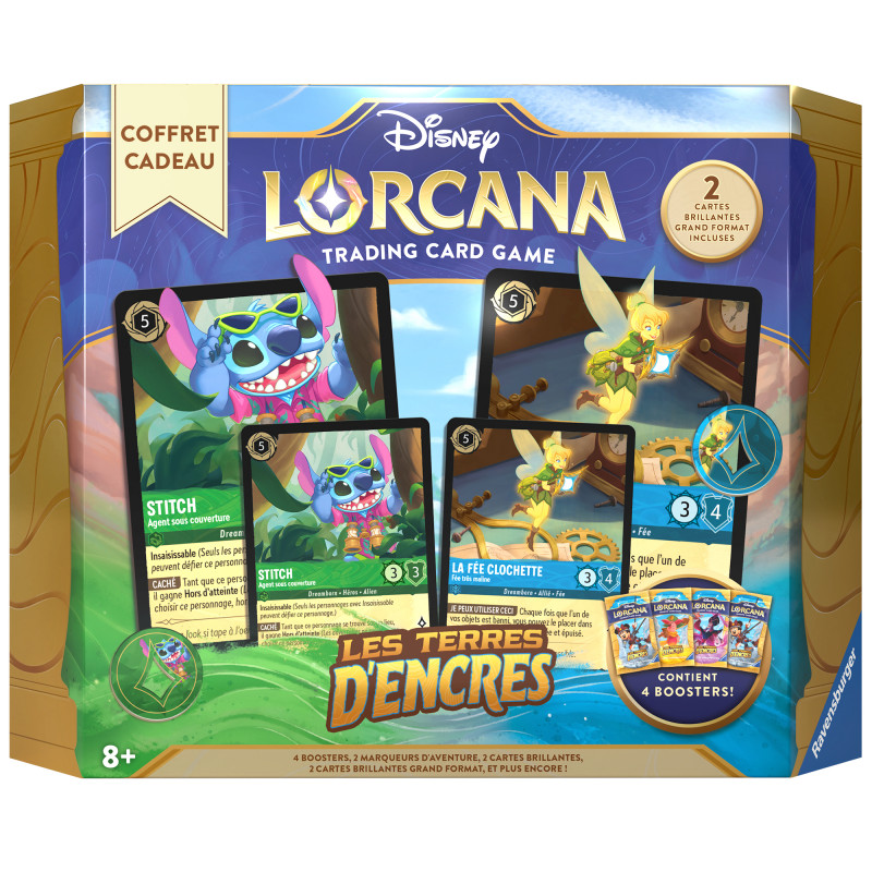 Disney Lorcana TCG - Chapitre 3 : Coffret cadeau Les Terres d\'Encres