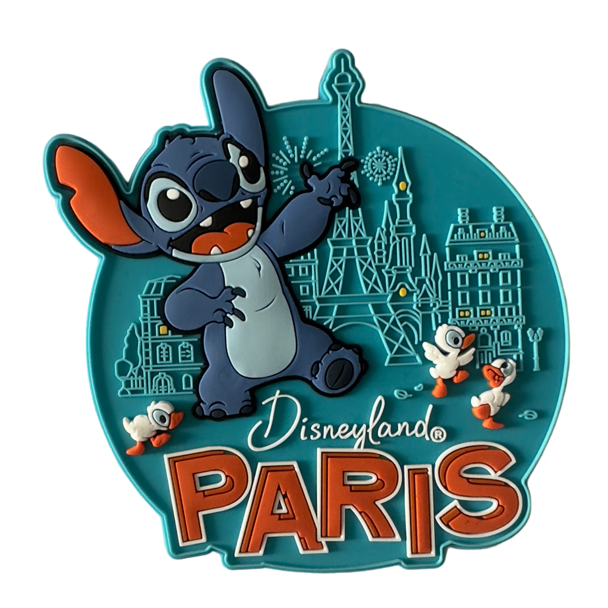 Disney - Lilo et Stitch : Magnet Stitch &quot;Paris&quot; 2073250240005 - le palais des goodies