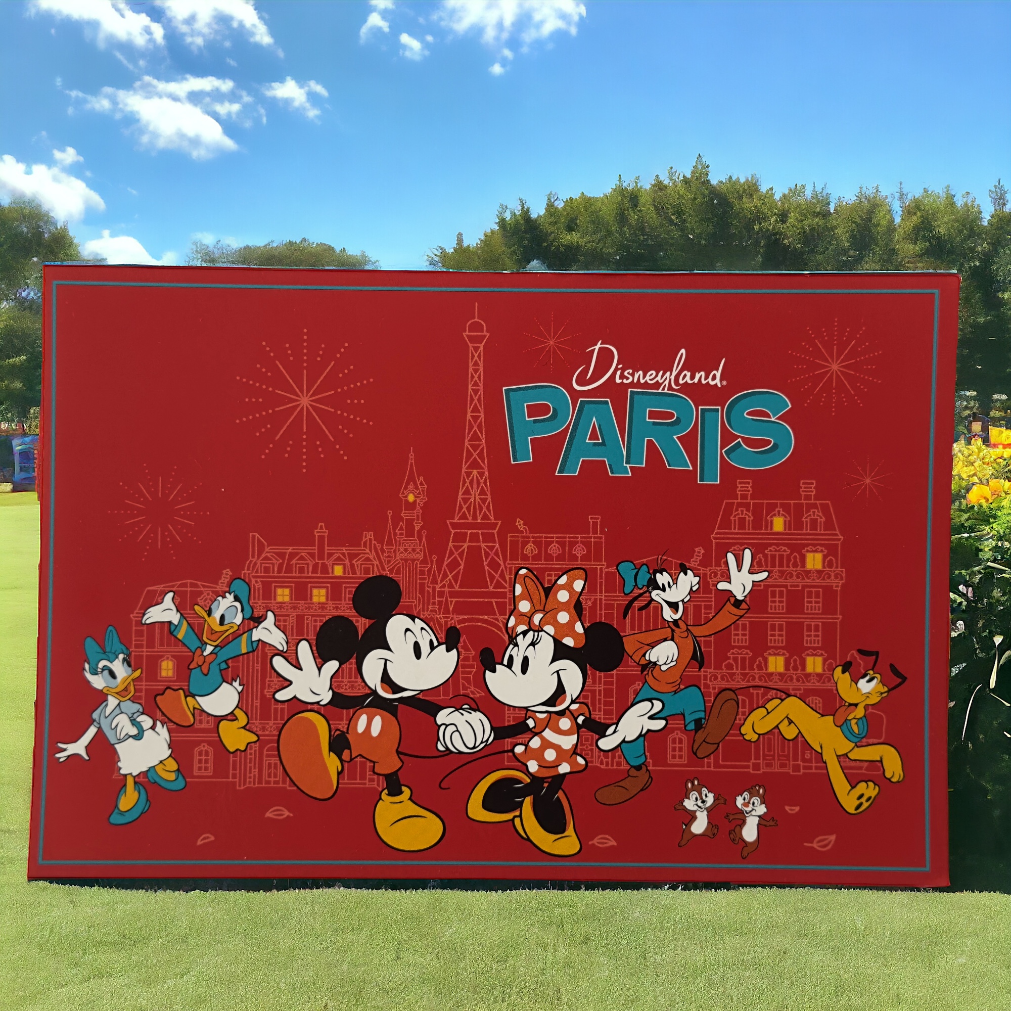 Disney - Mickey Mouse : Carte postale &quot;Paris&quot; le palais des goodies