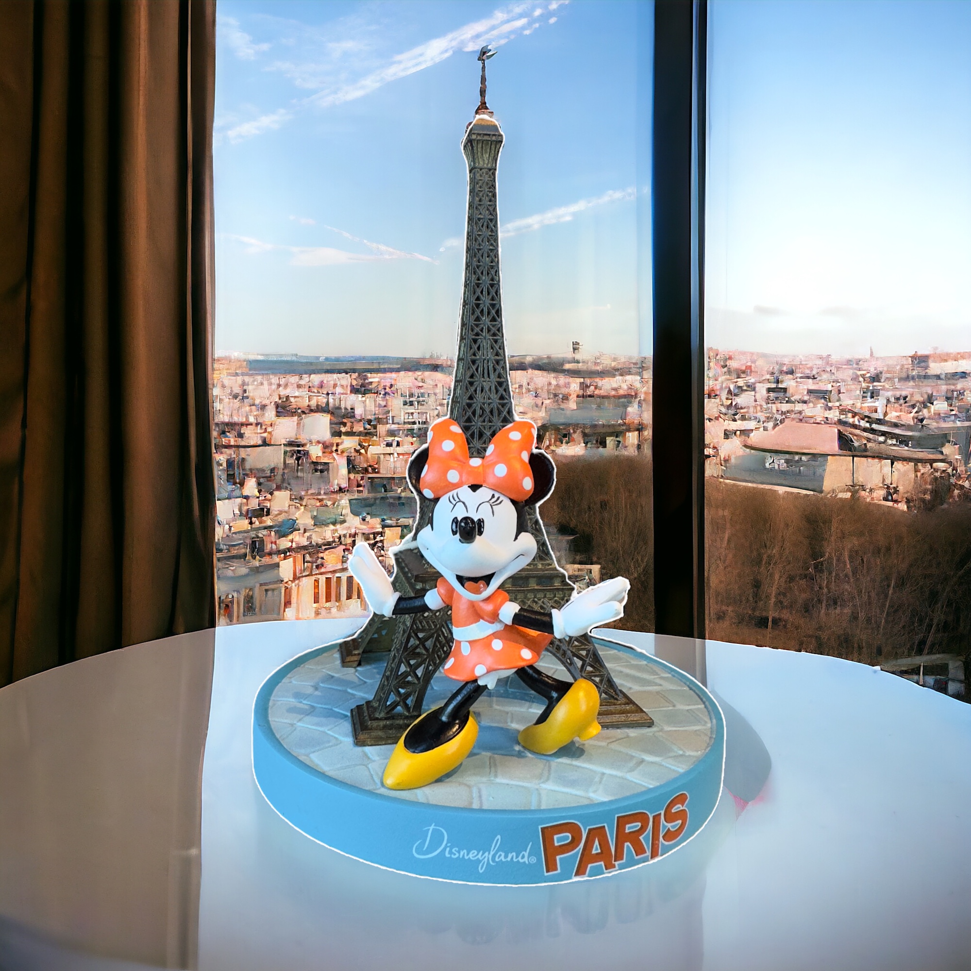Disney - Minnie Mouse : Figurine Tour Eiffel