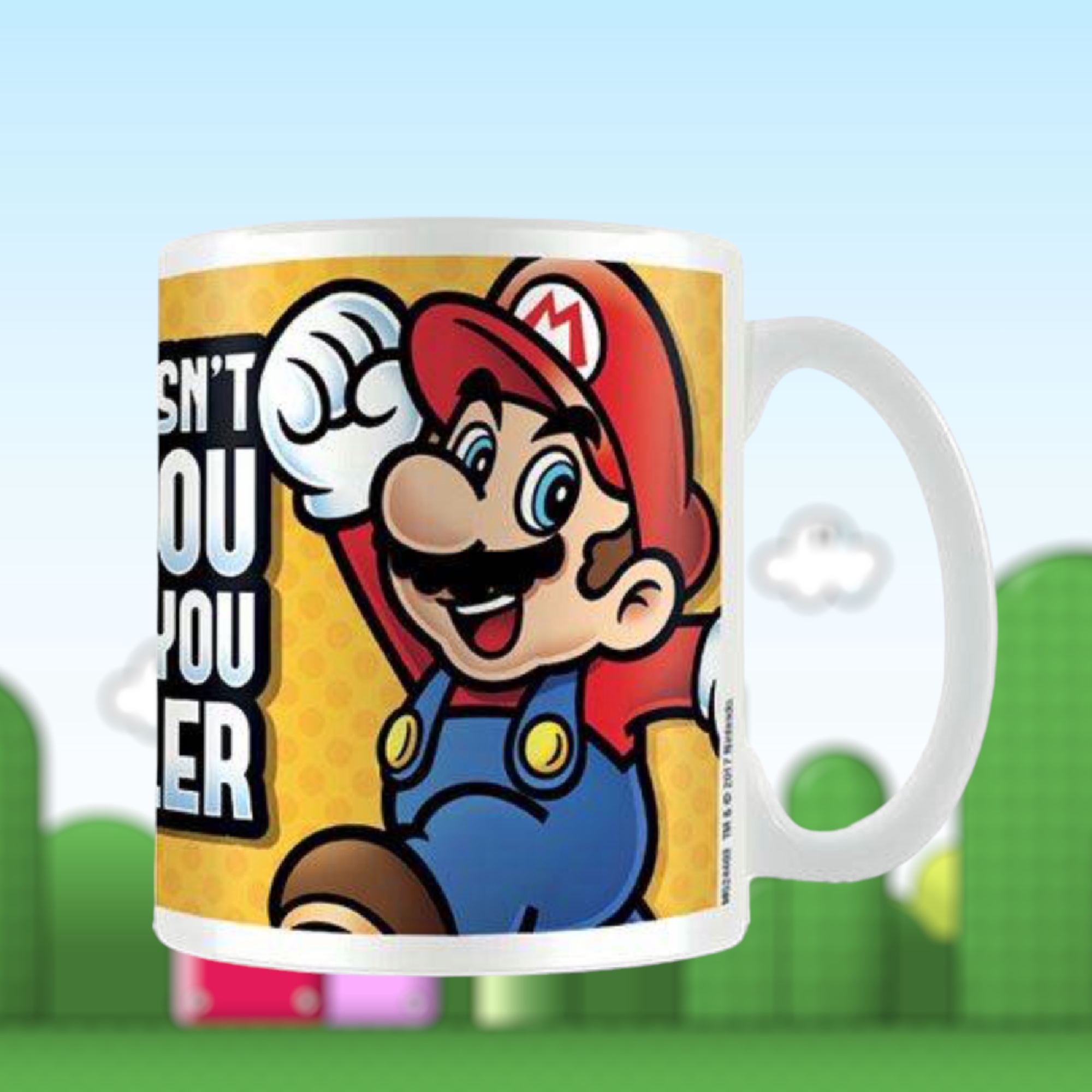 Super Mario : Mug What doesn\'t kill you makes you smaller