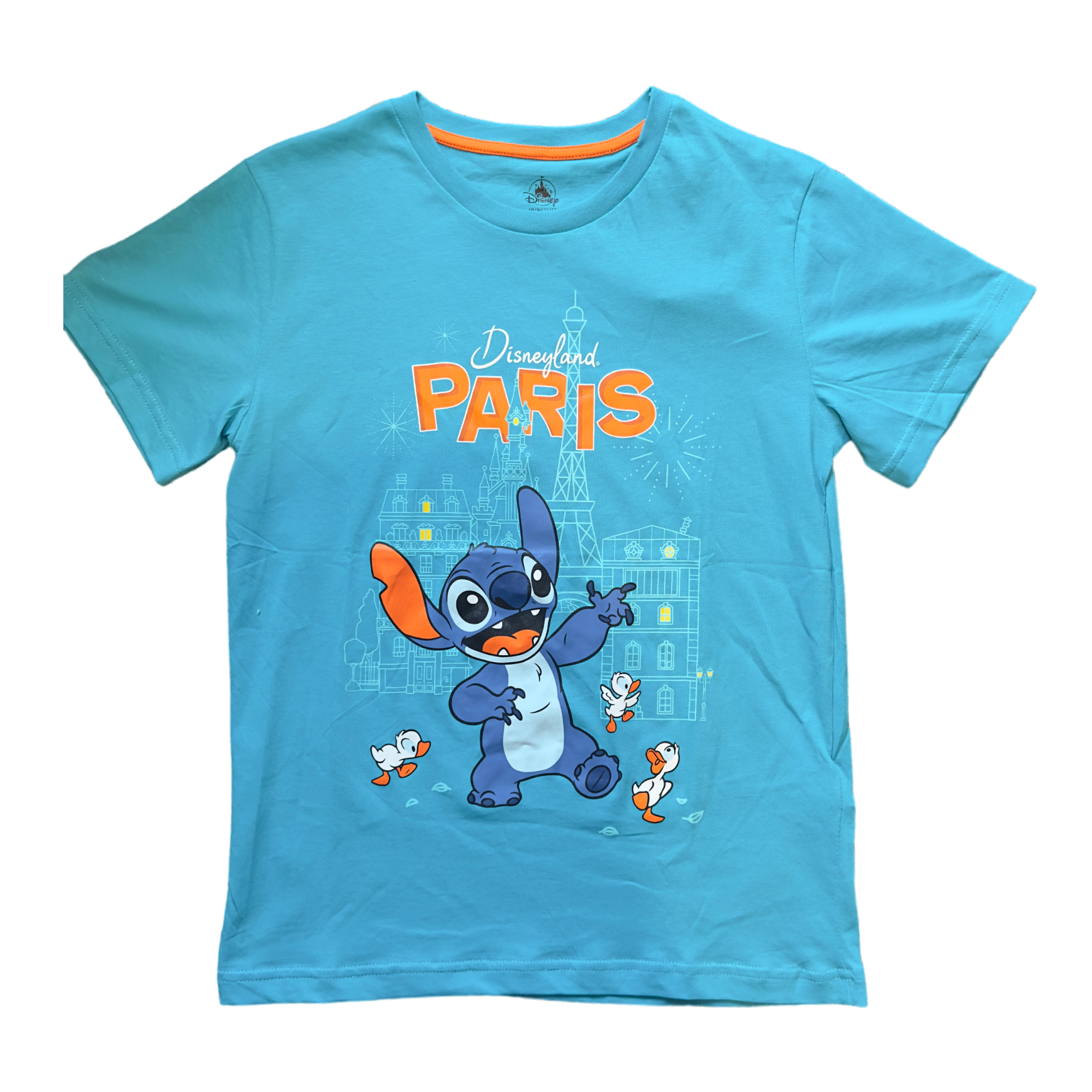 Disney - Lilo et Stitch : T-Shirt pour enfant Stitch &quot;Paris&quot; le palais des goodies