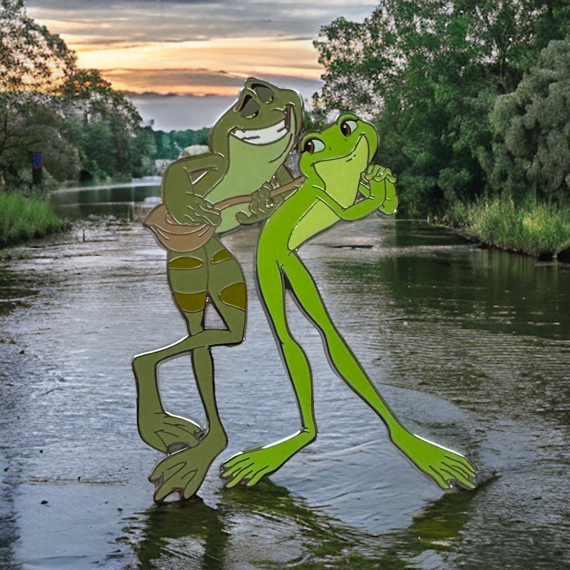 Disney - La princesse et la grenouille : Pin\'s grenouilles OE