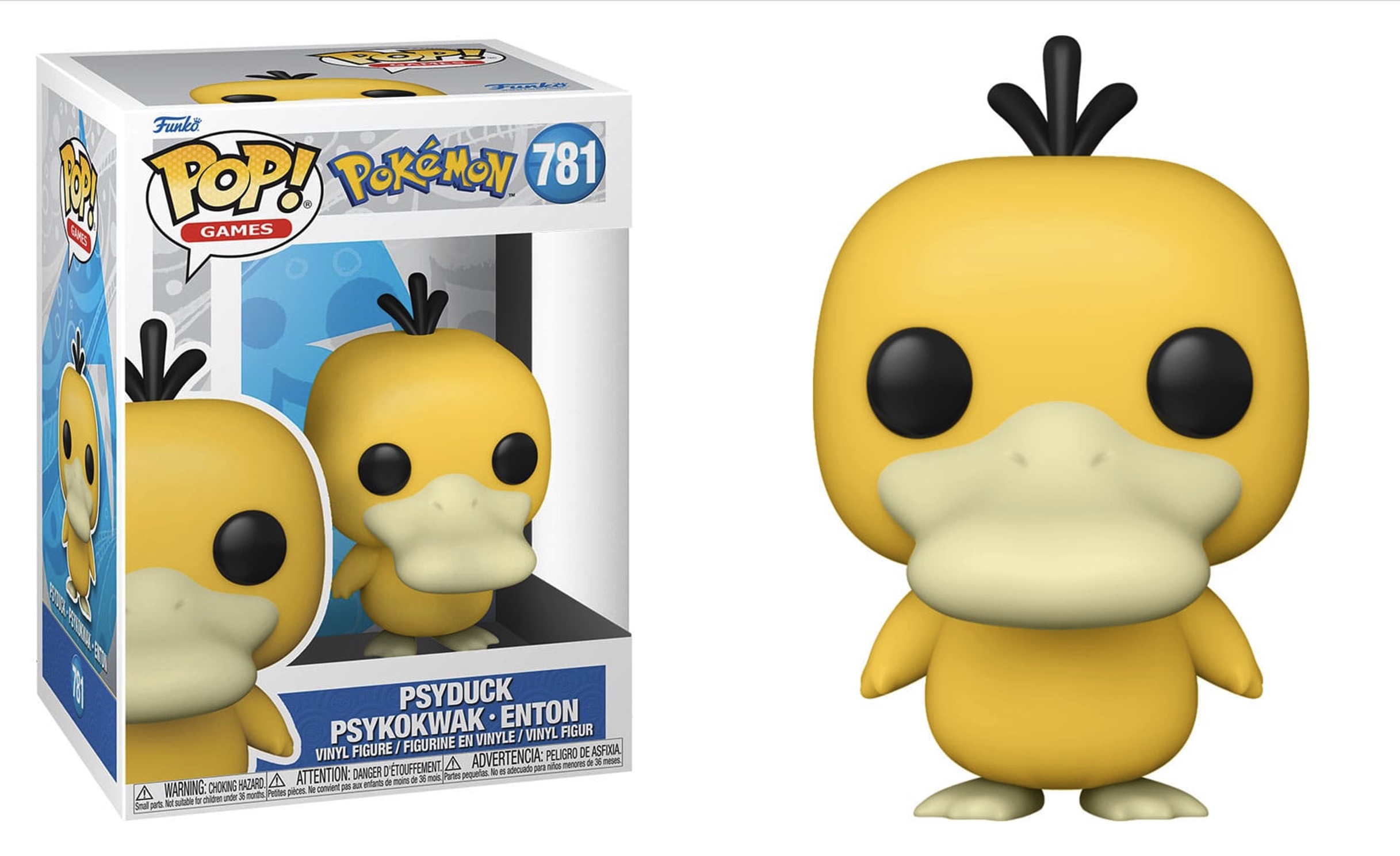 Pokémon - Funko Pop N°781 : Figurine Psykokwak - le palais des goodies