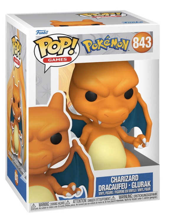 Pokémon - Funko Pop N°843 : Dracaufeu - le palais des goodies