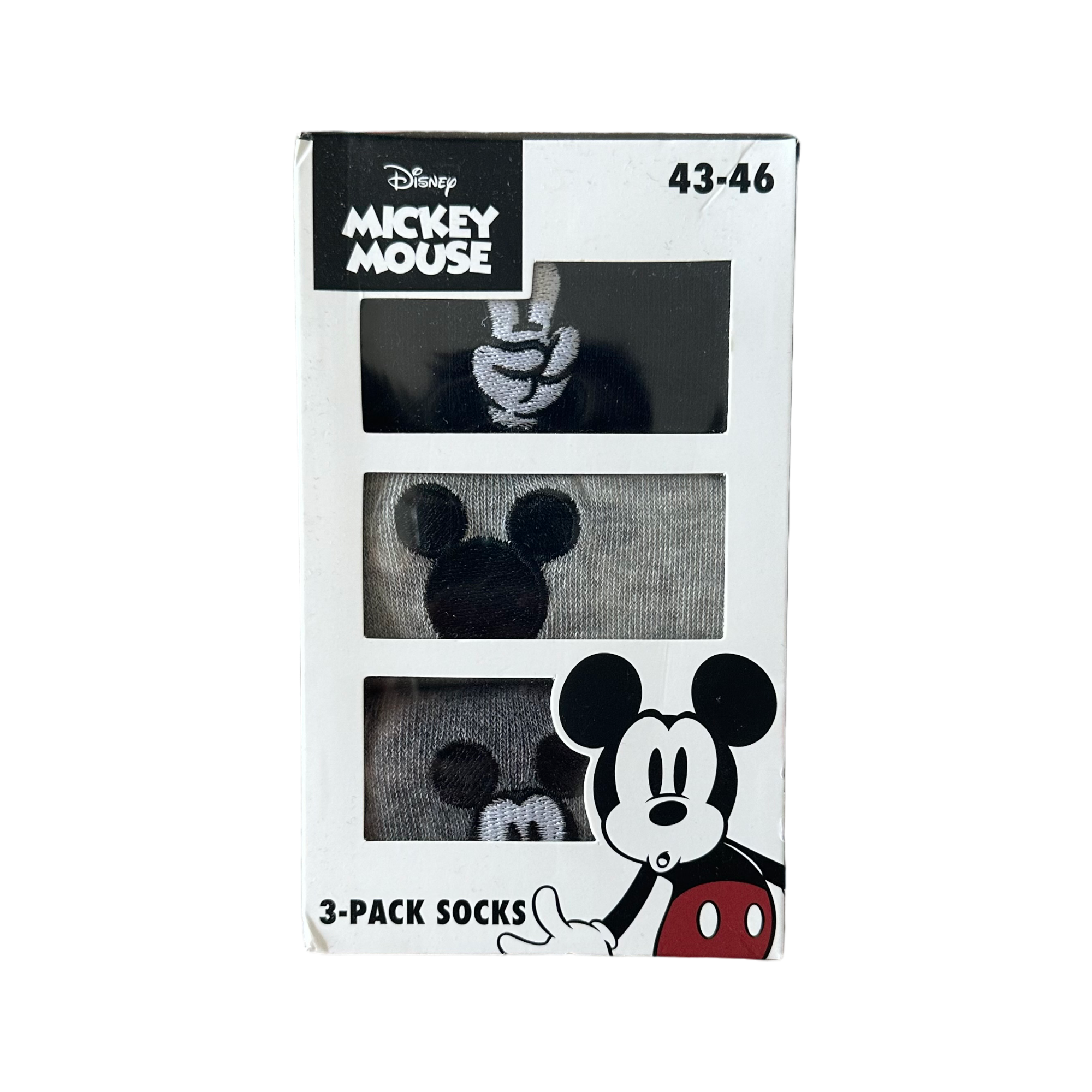 Disney - Mickey Mouse - Pack de 3 chaussettes &quot;43/46&quot; le Palais des Goodies