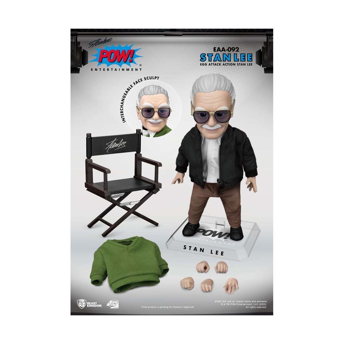 Marvel Comic - Egg Attack Action : Figurine Stan Lee - le palais des goodies