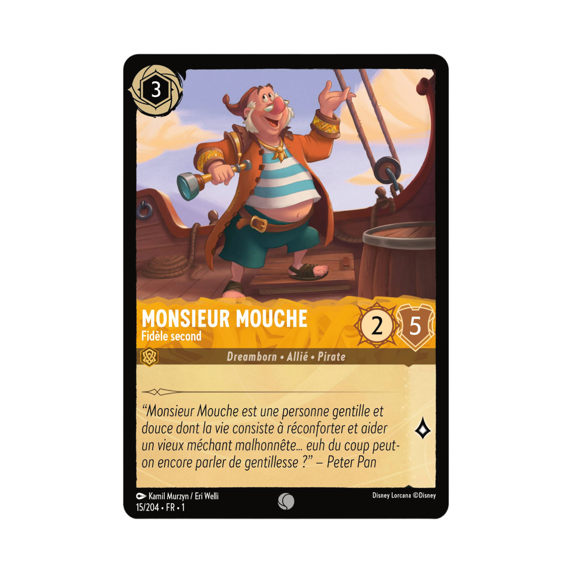 Disney Lorcana TCG : Carte "Monsieur Mouche" (carte 15/204) le Palais des Goodies