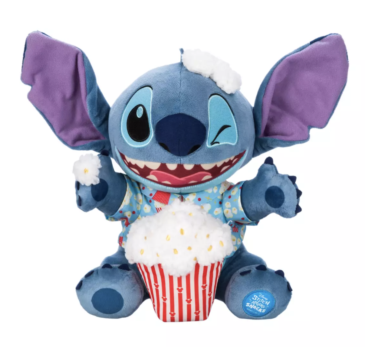 Disney - Lilo et Stitch : Peluche Stitch Popcorn