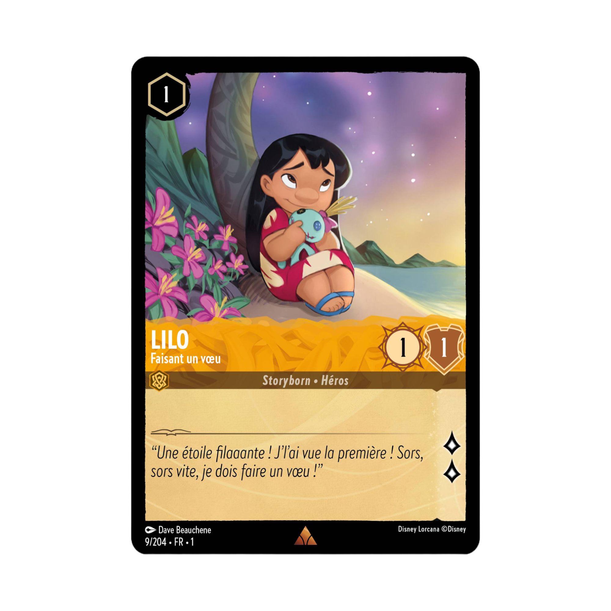 Disney Lorcana TCG : Carte &quot;Lilo&quot; (carte 09/204) le palais des goodies