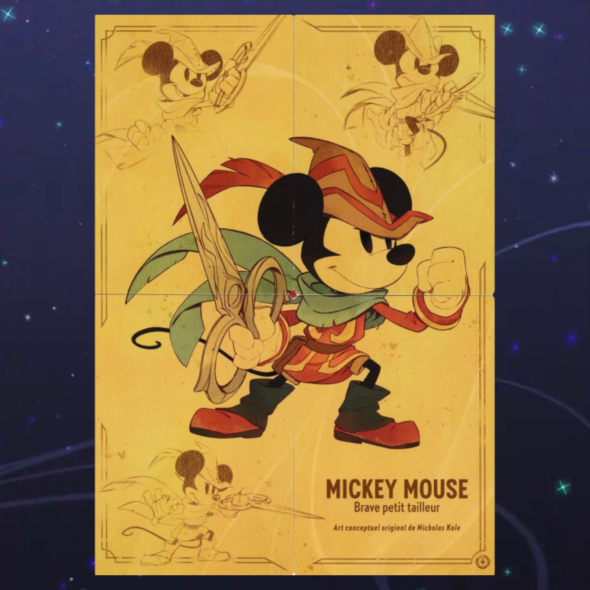 Disney Lorcana TCG : Puzzle Mickey Mouse, brave petit tailleur - le palais des goodies