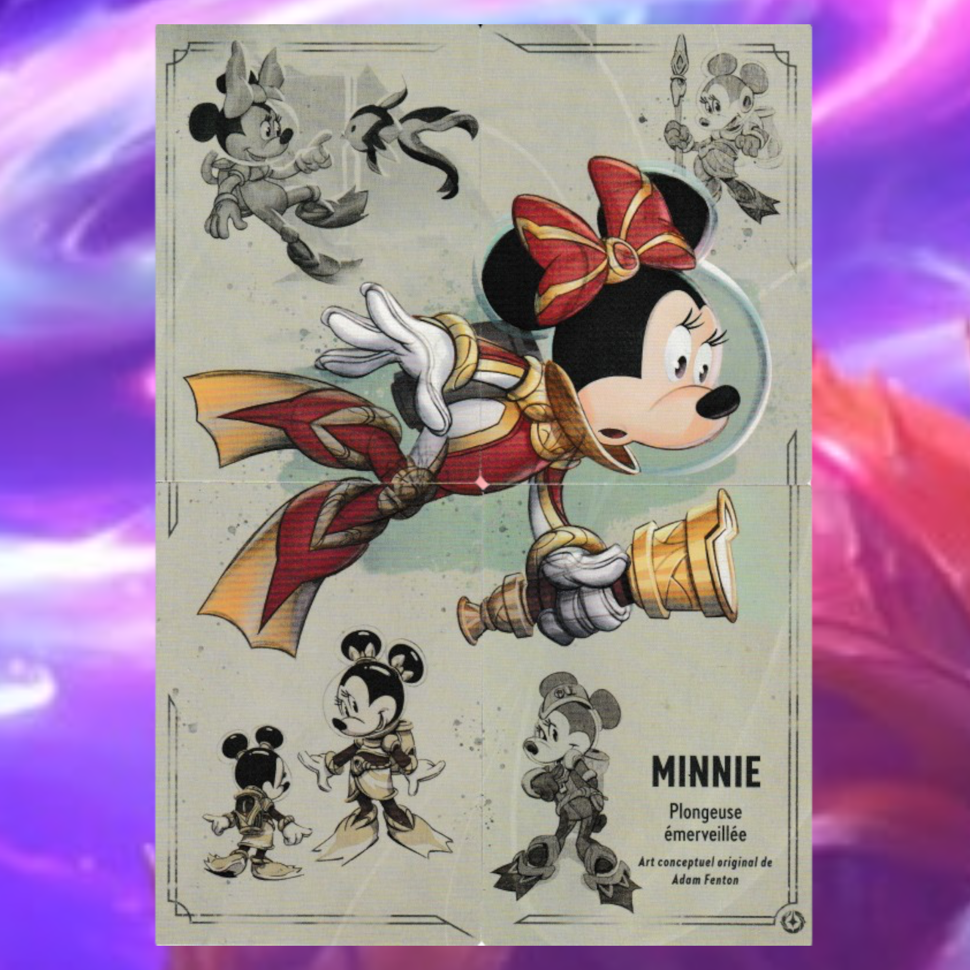 Disney Lorcana TCG - Chapitre 2 : L'ascension des Floodborn - Mosaïque &quot;Minnie Plongeuse émerveillée&quot; le palais des goodies
