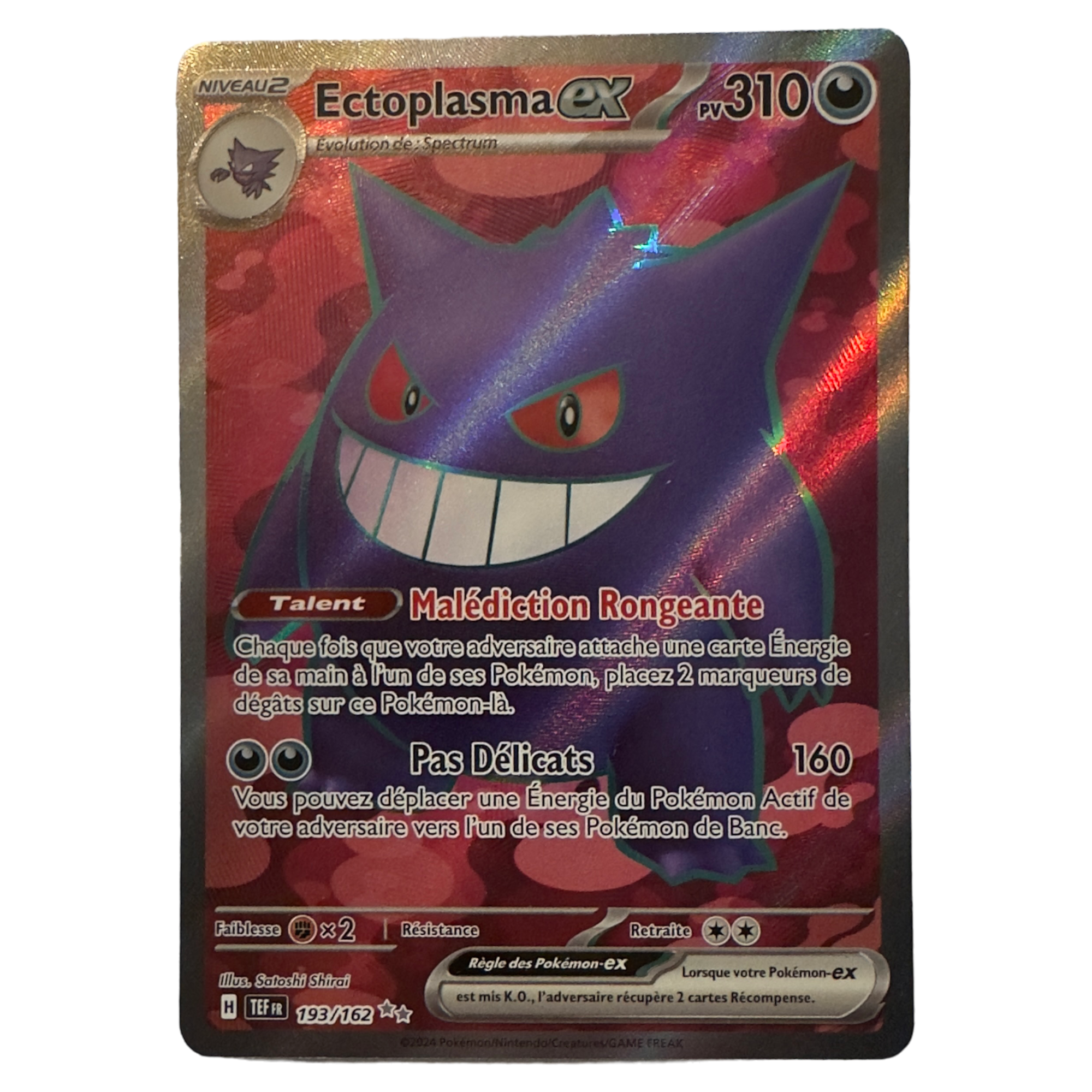 Pokémon TCG Ecarlate et Violet - Forces Temporelles : Carte "Ectoplasma ex" le palais des goodies