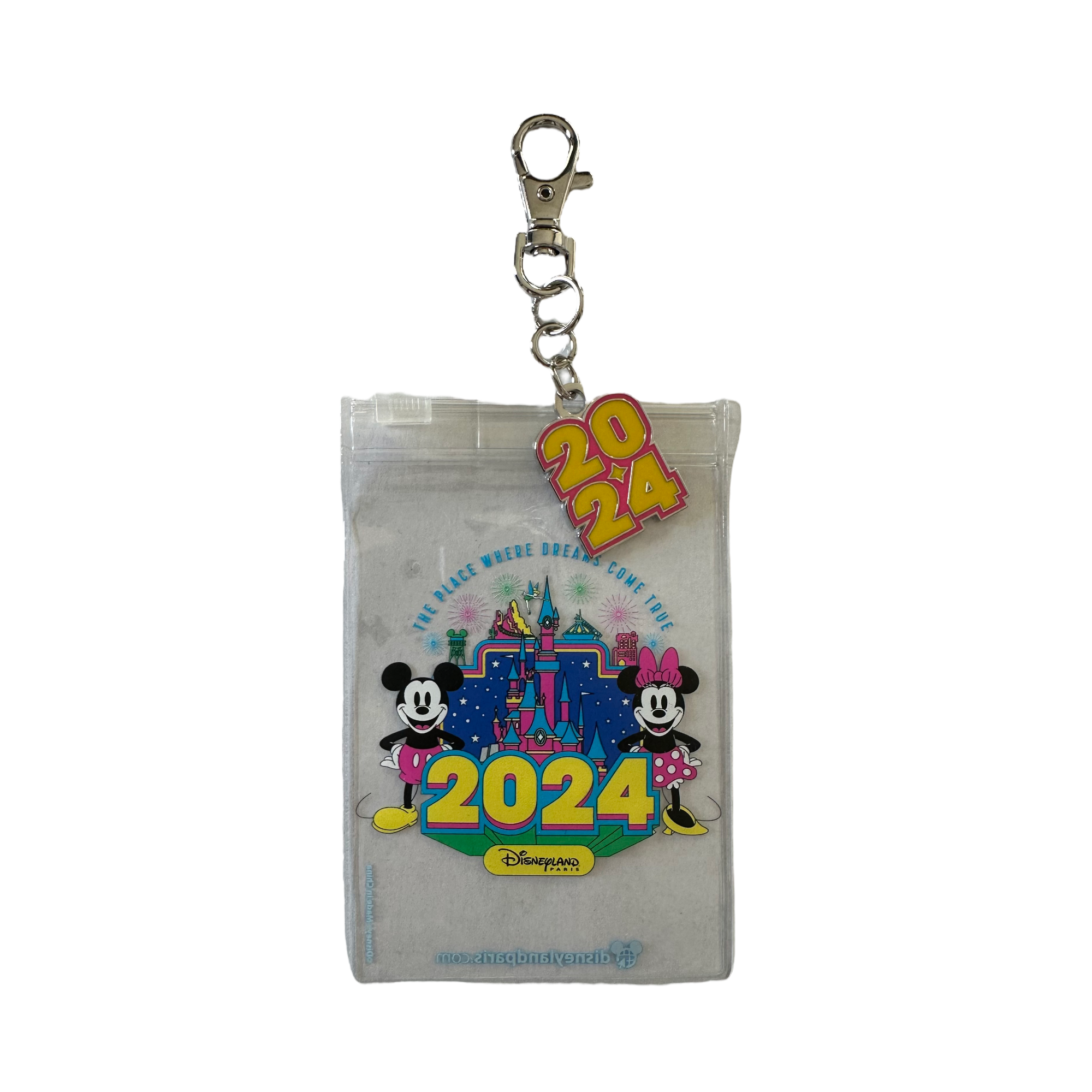 Disneyland Paris - Mickey Mouse : Pochette transparente 2024