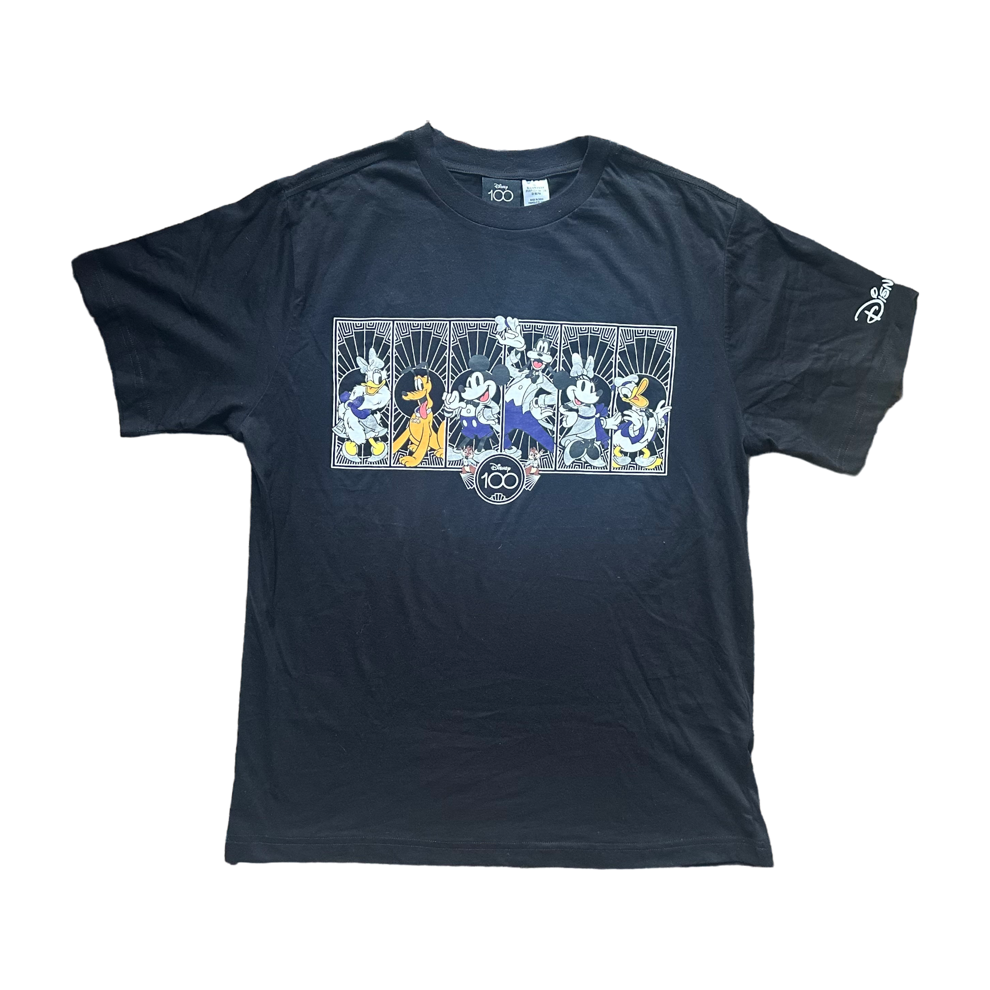 Disney - Mickey Mouse : T-Shirt &quot;Disney100 Platinium&quot; le palais des goodies