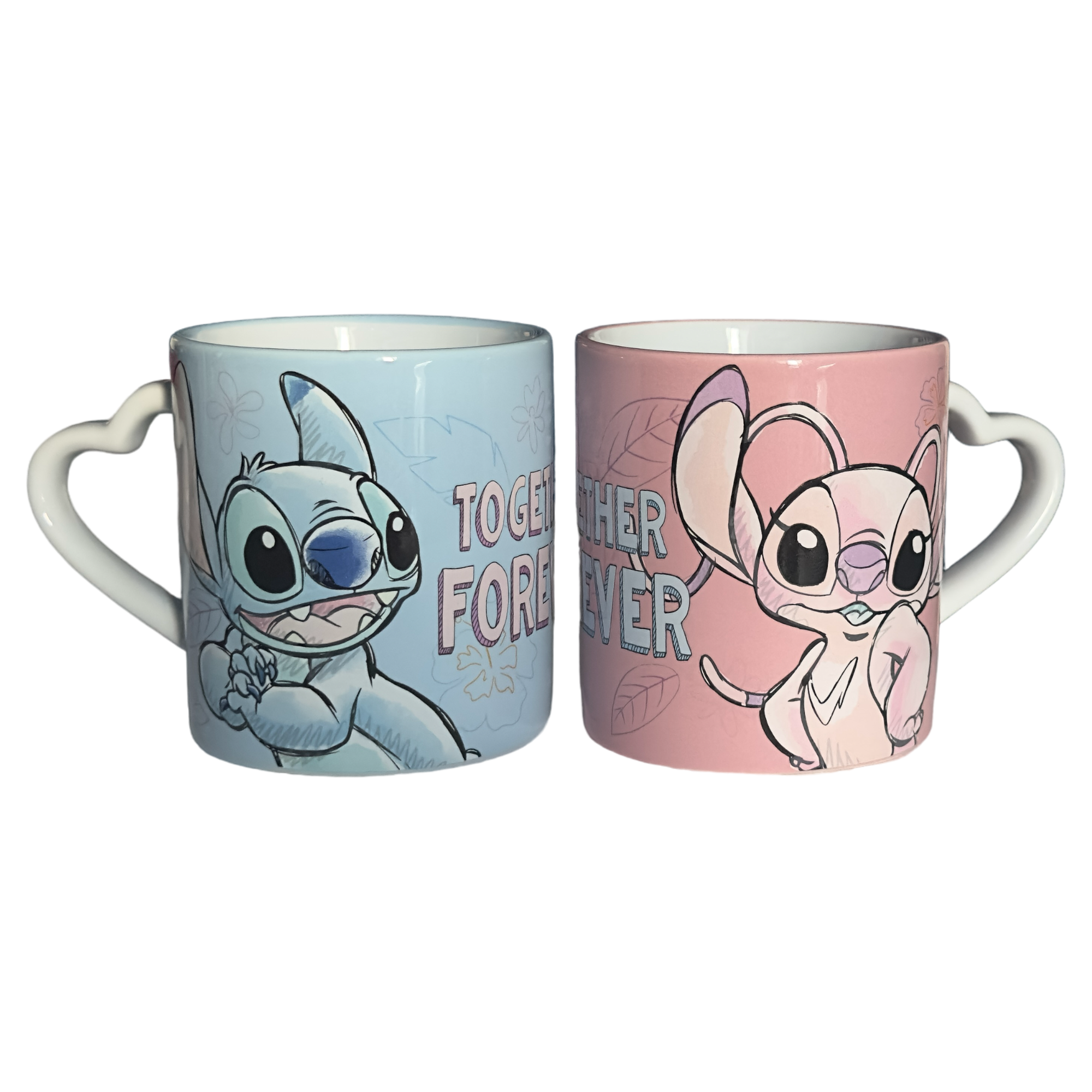 Disney - Lilo et Stitch : Set de 2 mugs "Together Forever" le palais des goodies