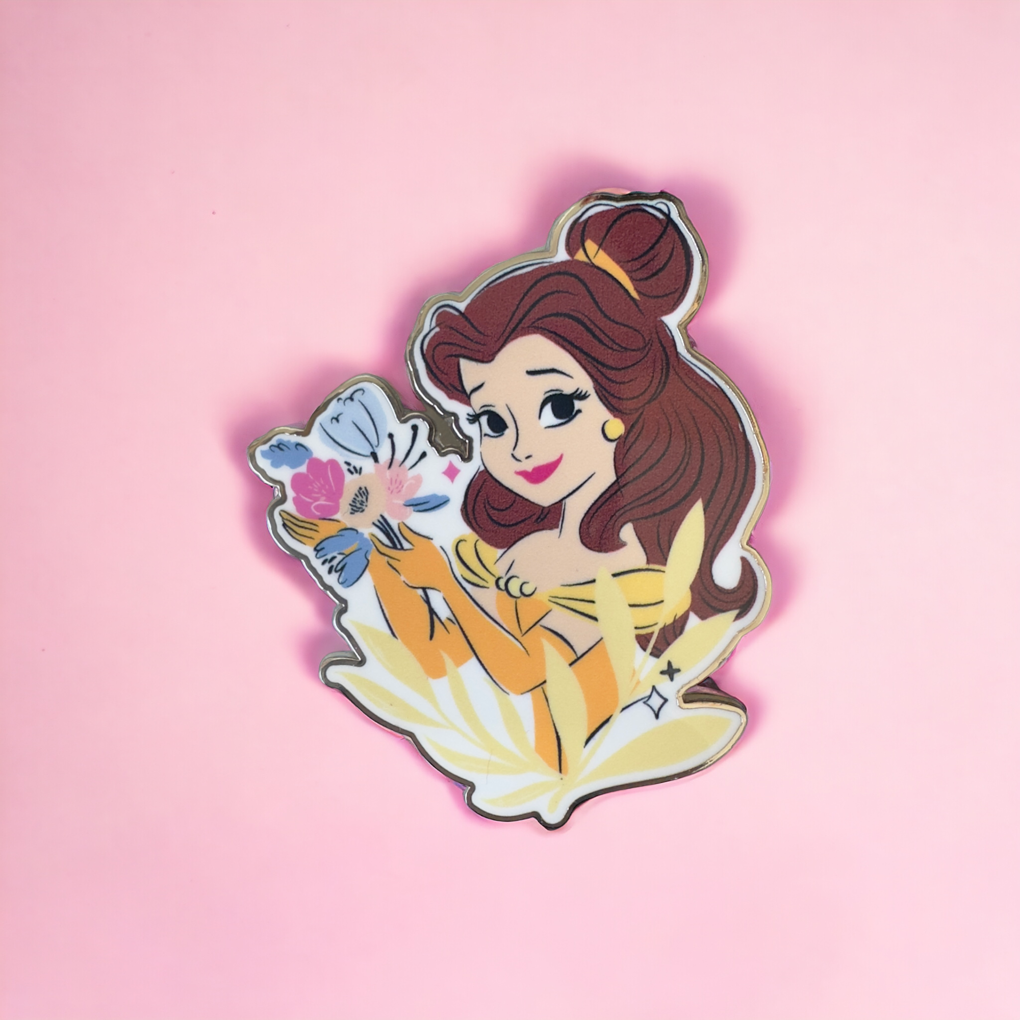 Disney - La Belle et la Bête : Pin\'s Belle flowers OE