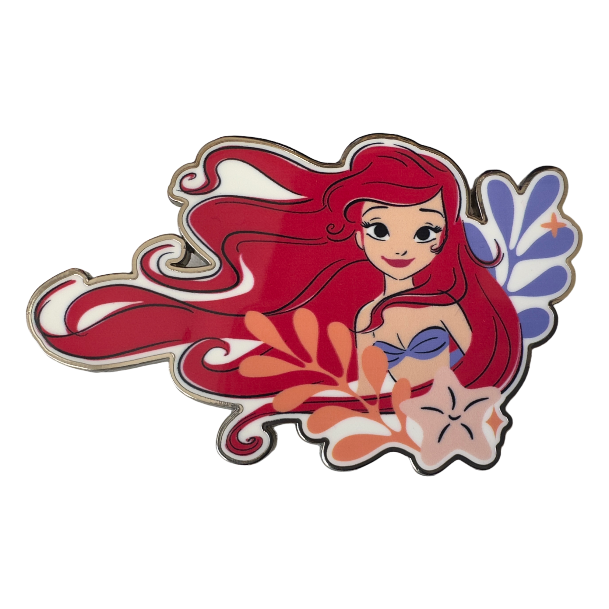 Broche Sirène Princesse Petite Acrylique Original Neuve Avec étiquette