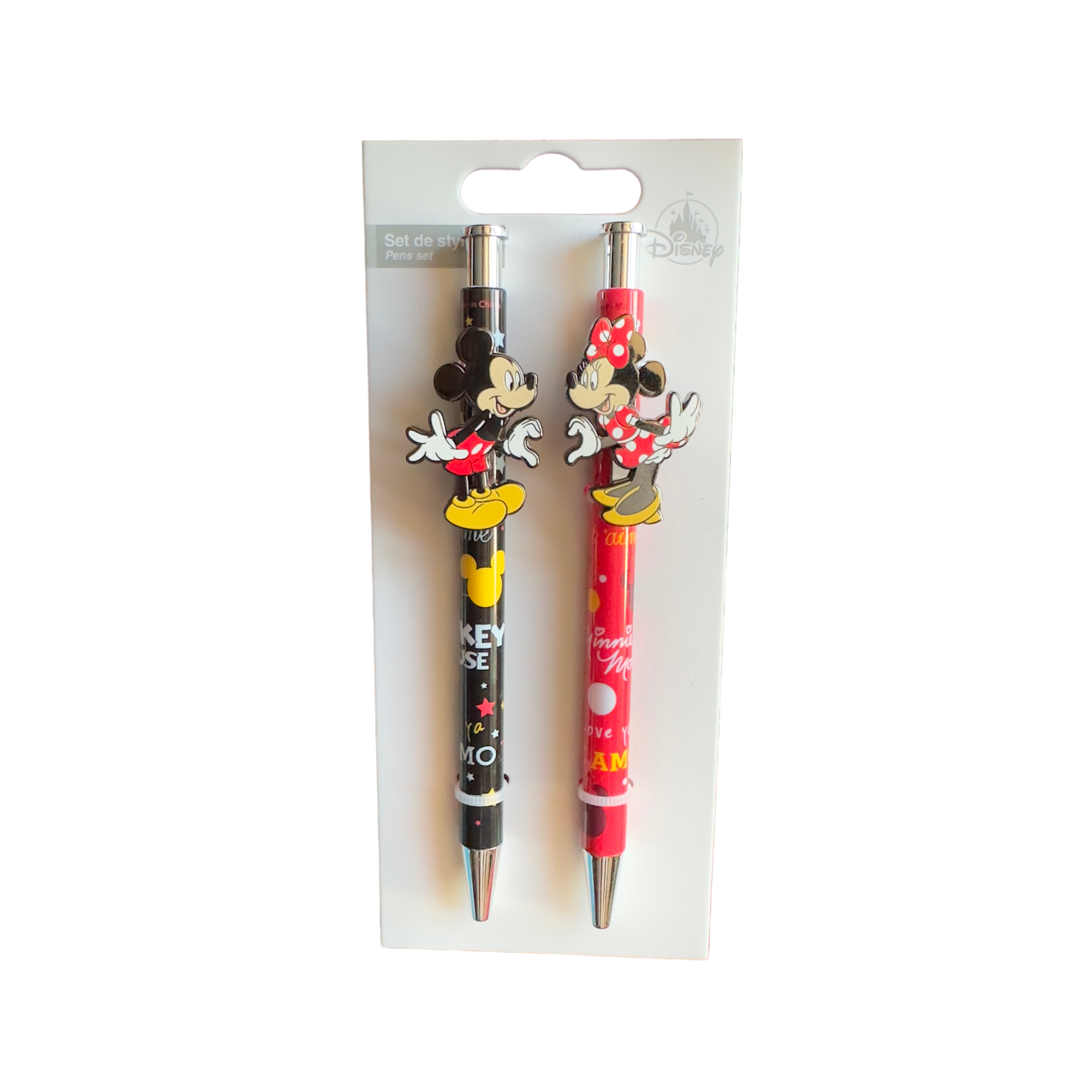 Disney - Mickey Mouse : Set de 2 stylos "duo" le palais des goodies