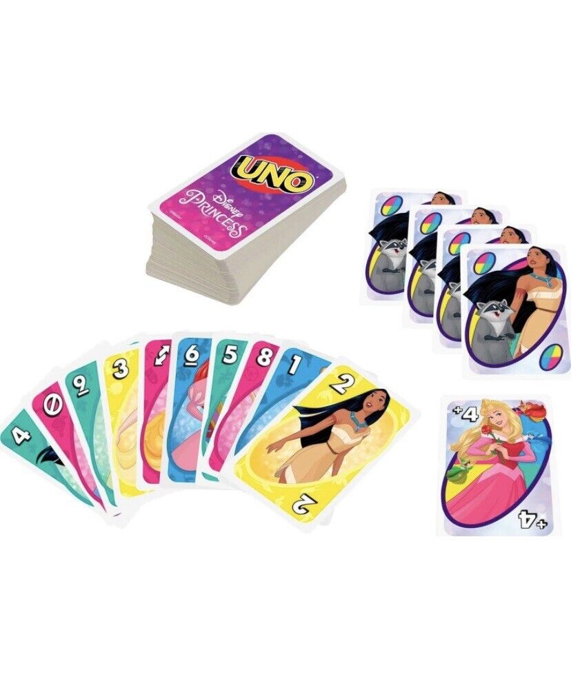 Mattel - Disney Princess : Jeu de société Uno - le palais des goodies