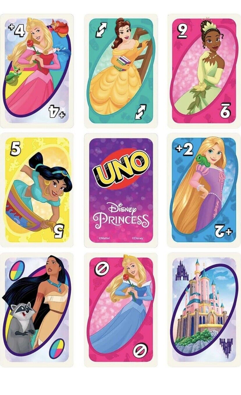Mattel - Disney Princess : Jeu de société Uno - le palais des goodies