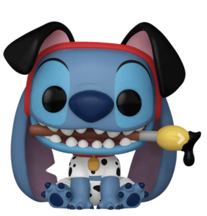 Disney - Funko Pop N°1462 : Figurine Stitch en costume de Pongo - Disneyland Paris - les 101 dalmatiens - le palais des goodies