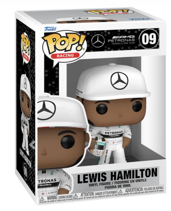 Racing - Funko Pop N°09 : Figurine Lewis Hamilton avec son casque