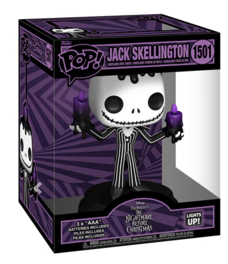 Létrange noël de M. Jack - Funko Pop N°1501 : Jack (Lights Up!) - figurine - le palais des goodies