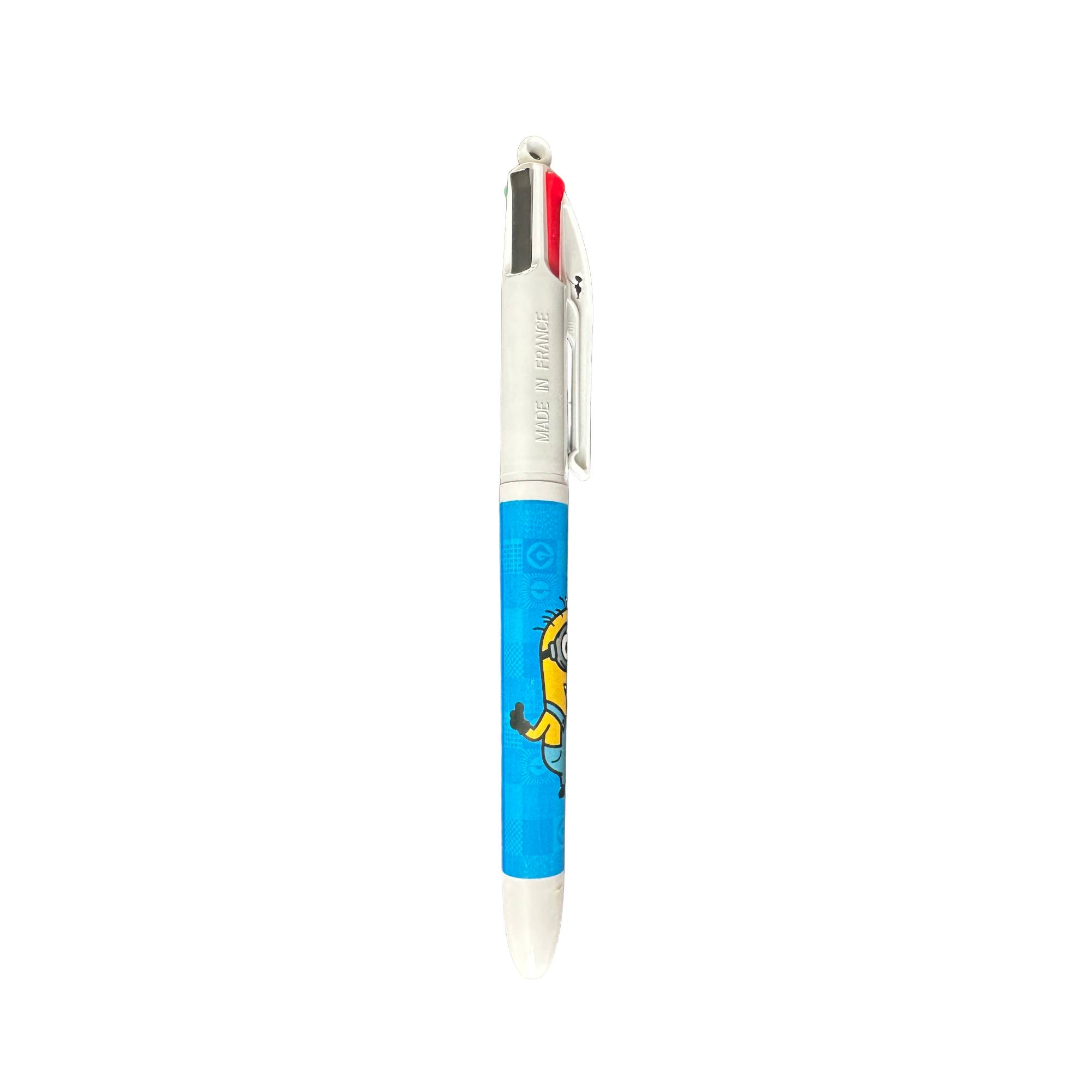 Futuroscope - Les Minions : Stylo BIC 4 couleurs "Tom" - le palais des goodies - crayon