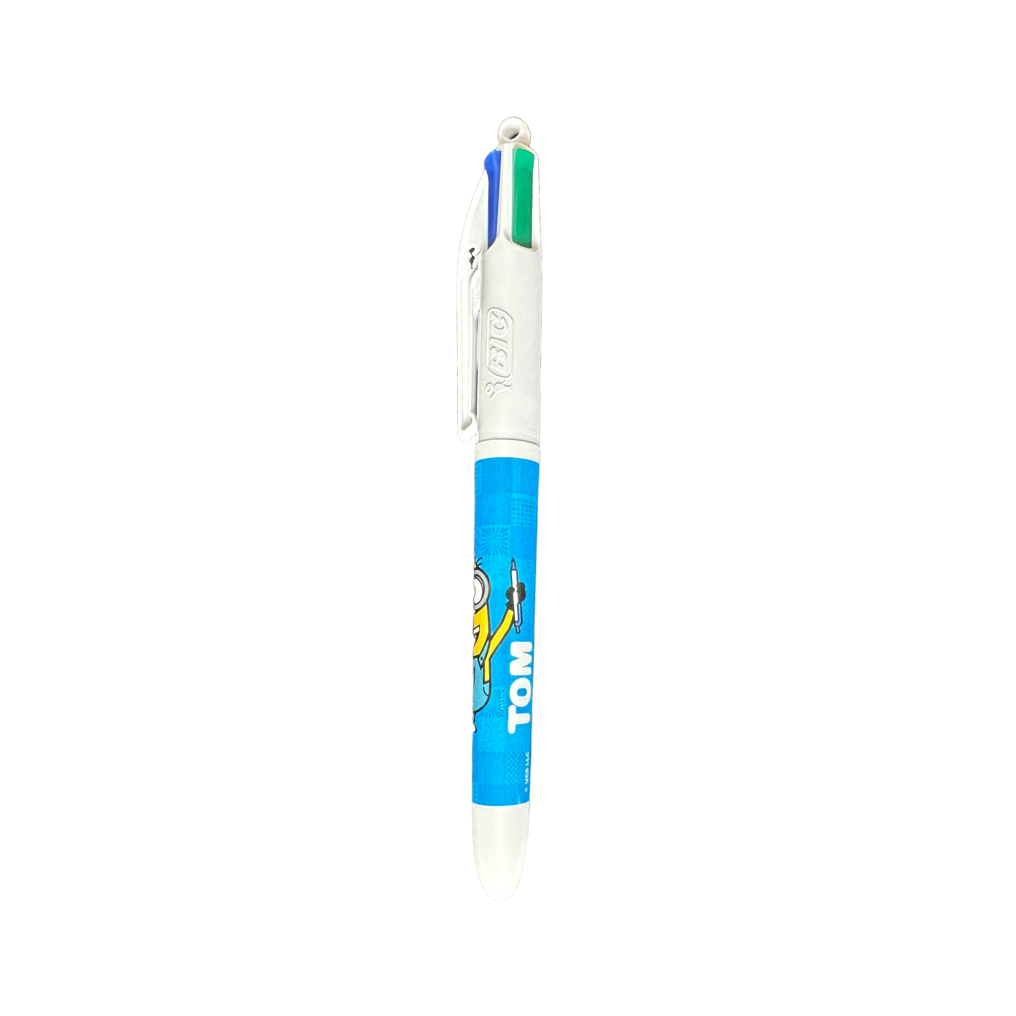 Futuroscope - Les Minions : Stylo BIC 4 couleurs "Tom" - le palais des goodies - crayon