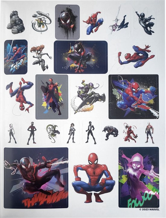Marvel - Spider-Man : Coloriages MegaColor   Stickers - livre - cahier - le palais des goodies