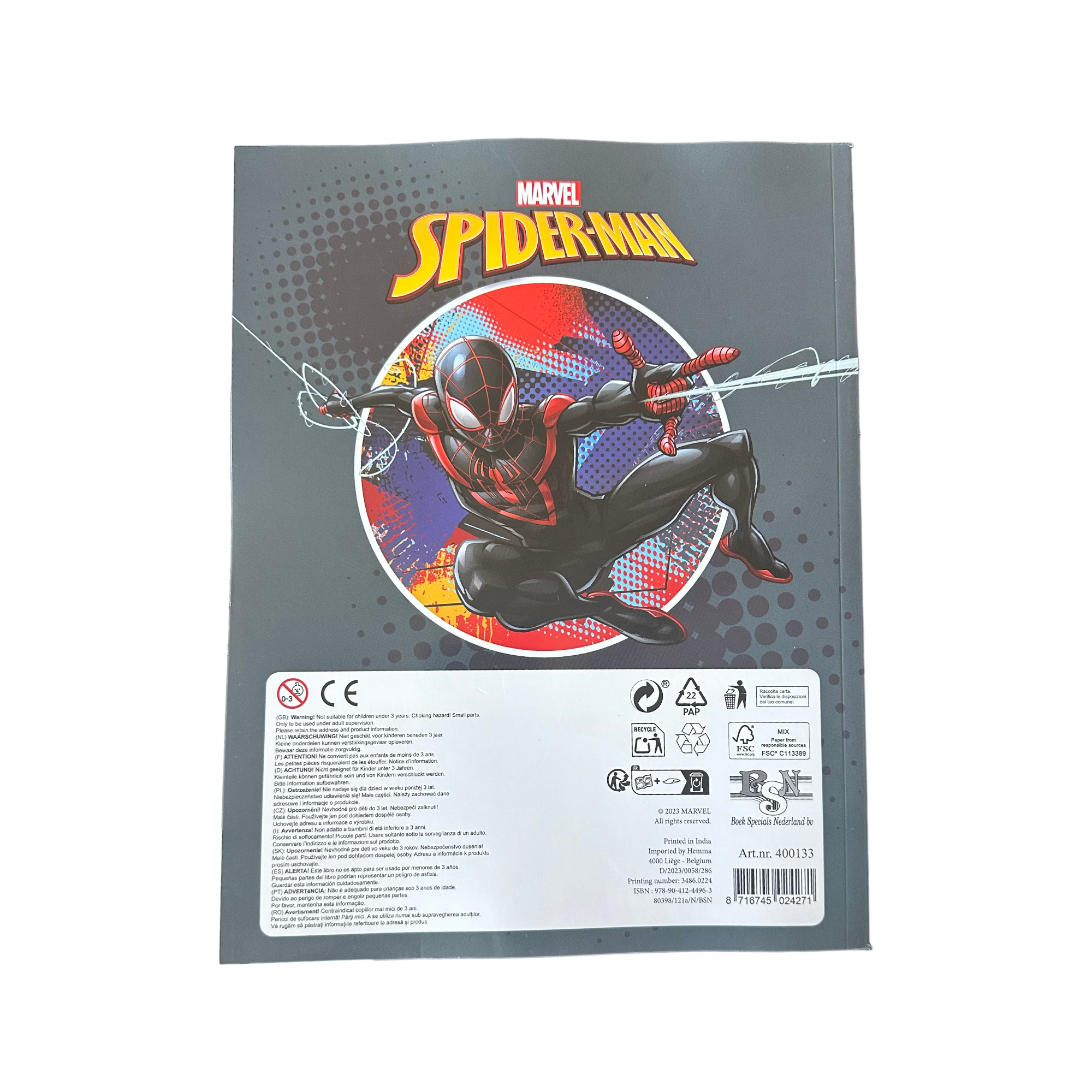 Marvel - Spider-Man : Coloriages MegaColor   Stickers - livre - cahier - le palais des goodies