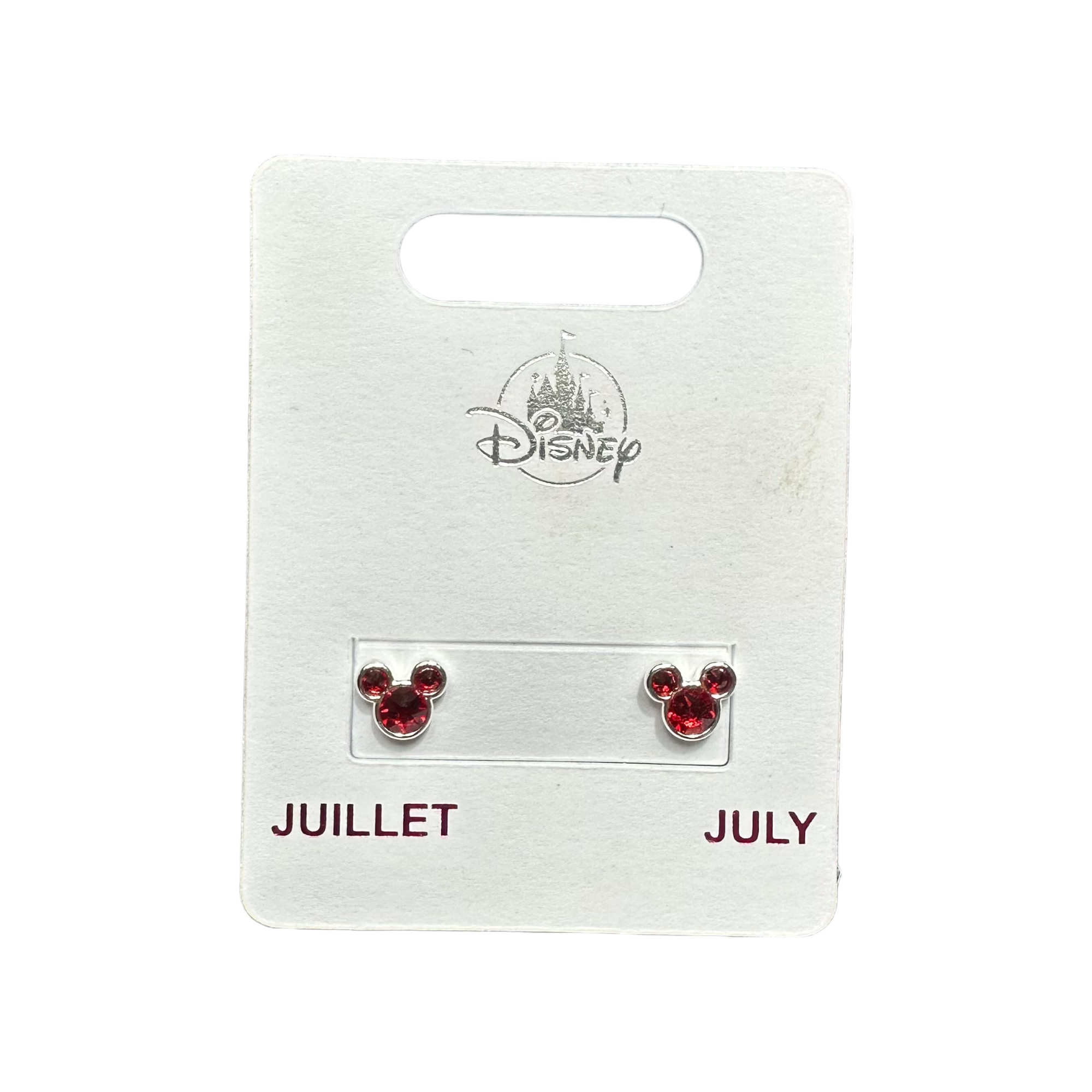 Disney - Mickey Mouse : Boucles doreilles fantaisie "Juillet" Disneyland Paris - fancy jewelry - le palais des goodies