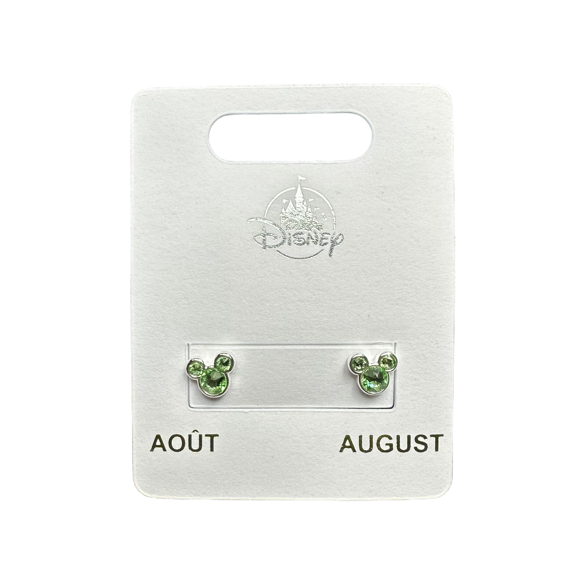 Disney - Mickey Mouse : Boucles doreilles fantaisie "Août" fancy jewelry - Disneyland Paris - le palais des goodies