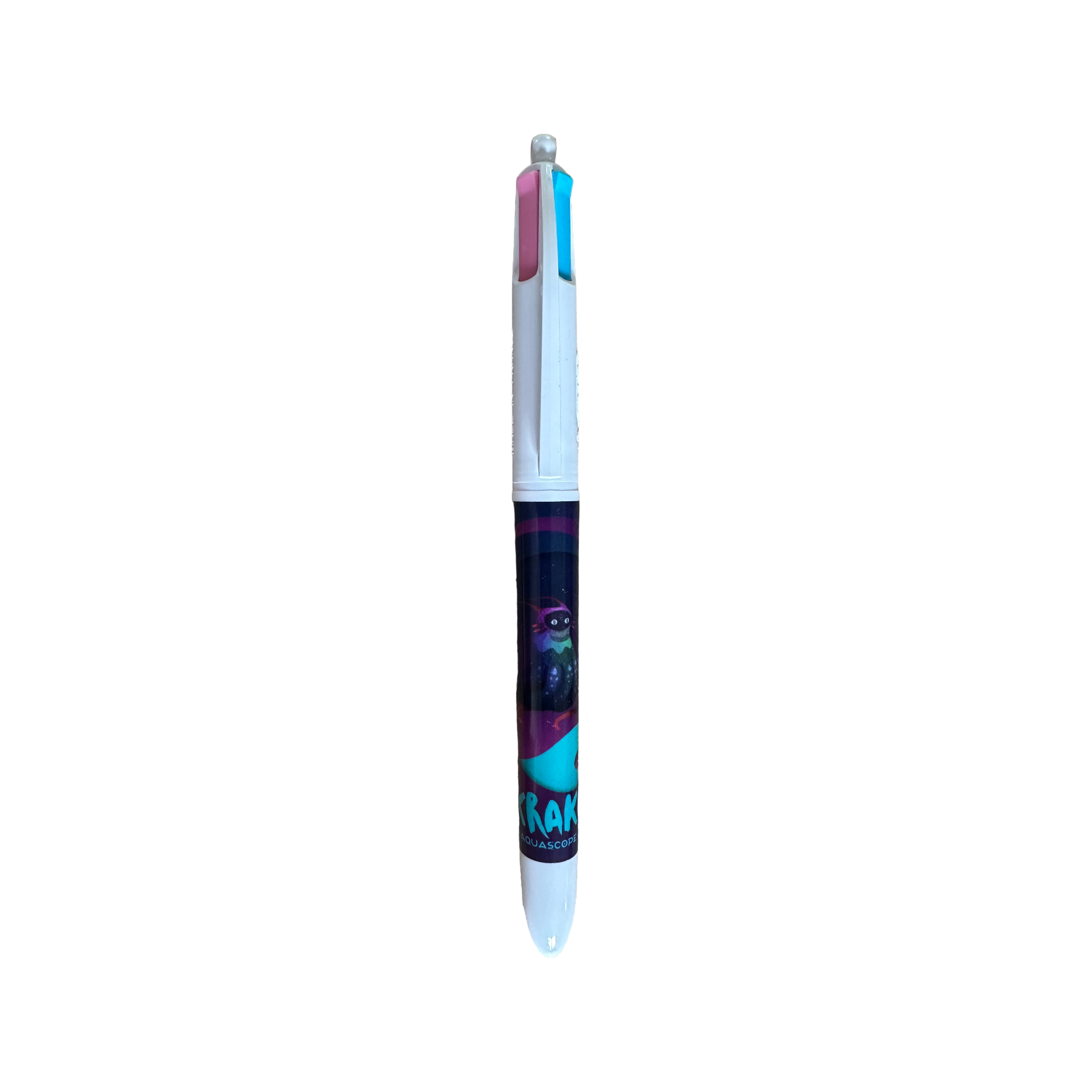 Futuroscope - Aquascope : Stylo BIC 4 couleurs "Kraki" stylo - crayon - parc aquatique - parc a thème - le palais des goodies