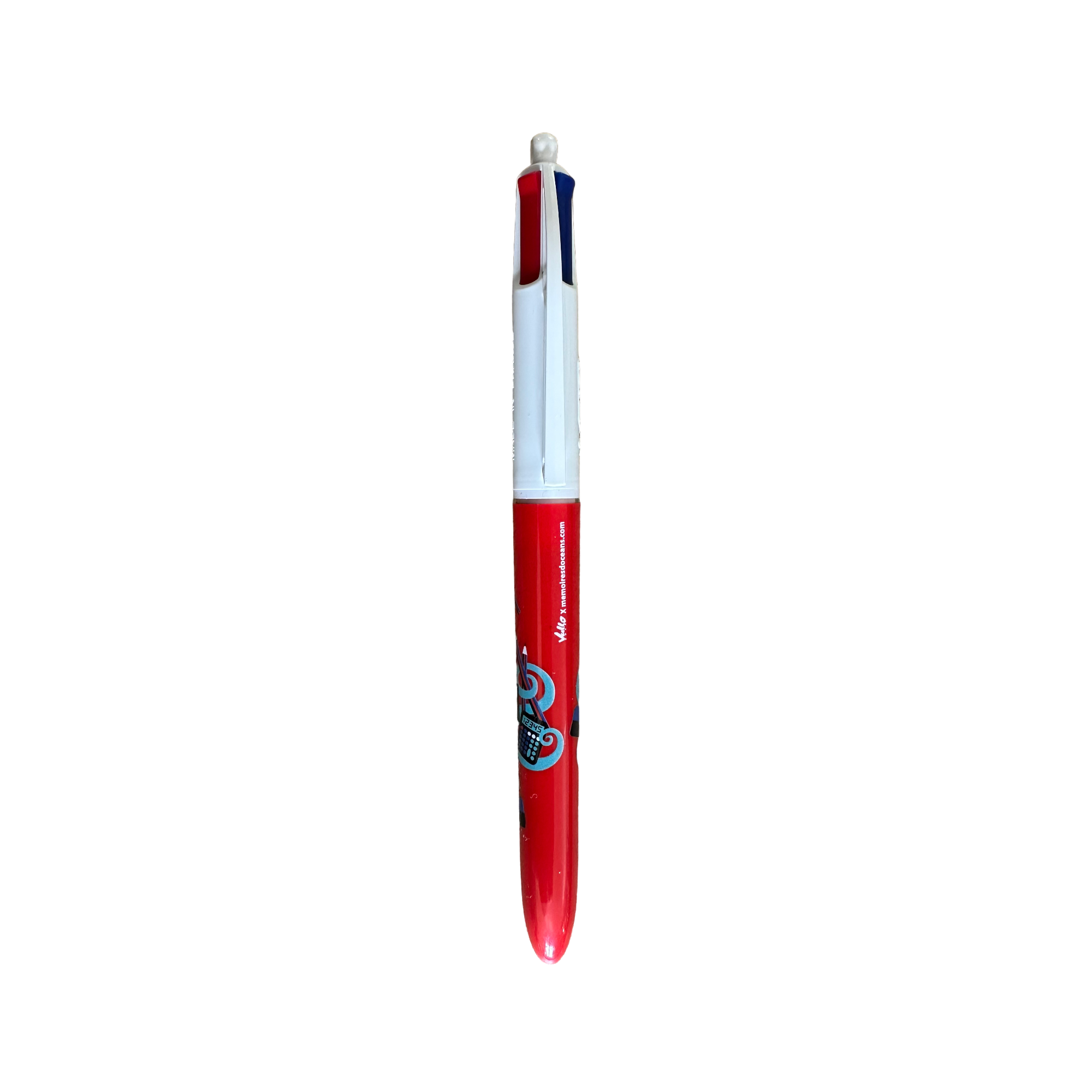 Aquarium La Rochelle - Memoires dOcéan : Stylo BIC 4 couleurs Poulpe "Busy" crayon - pan - le Palais des Goodies