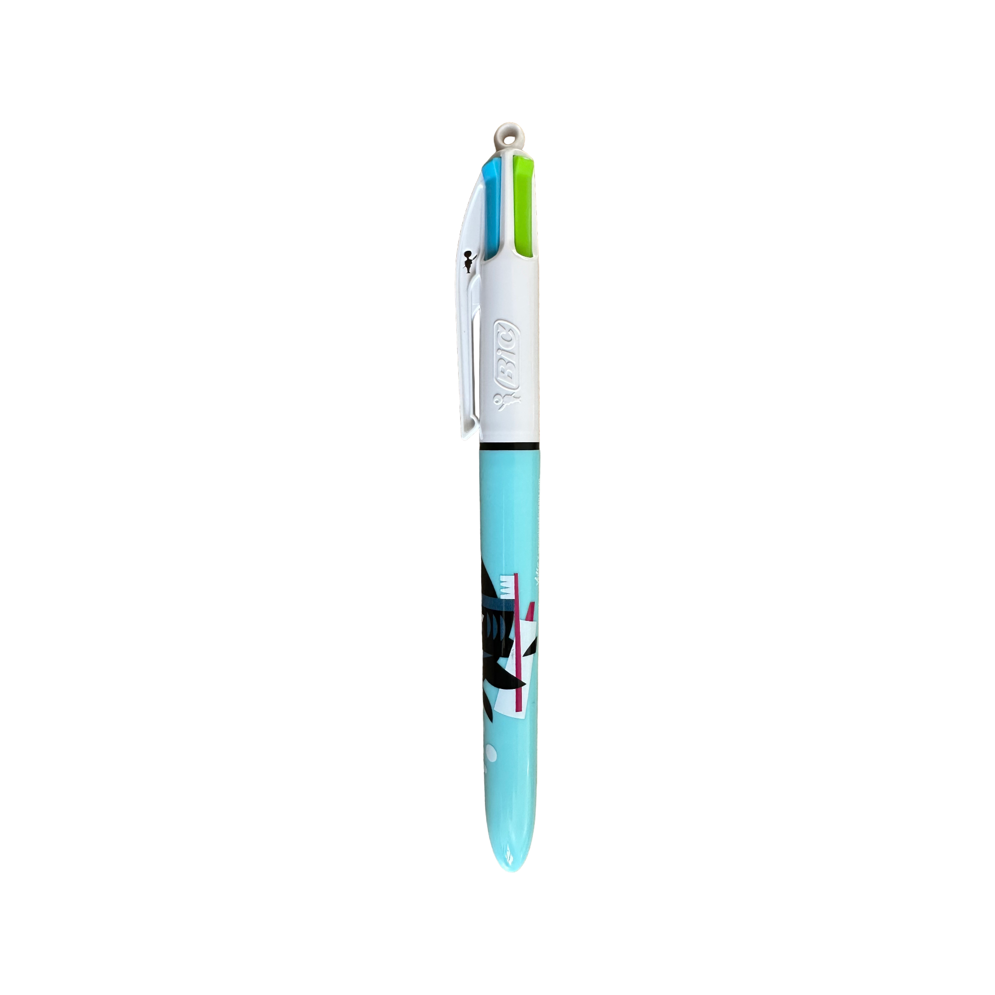Aquarium La Rochelle - Memoires dOcéan : Stylo BIC 4 couleurs Requin "Smile" pan - crayon - le palais des goodies