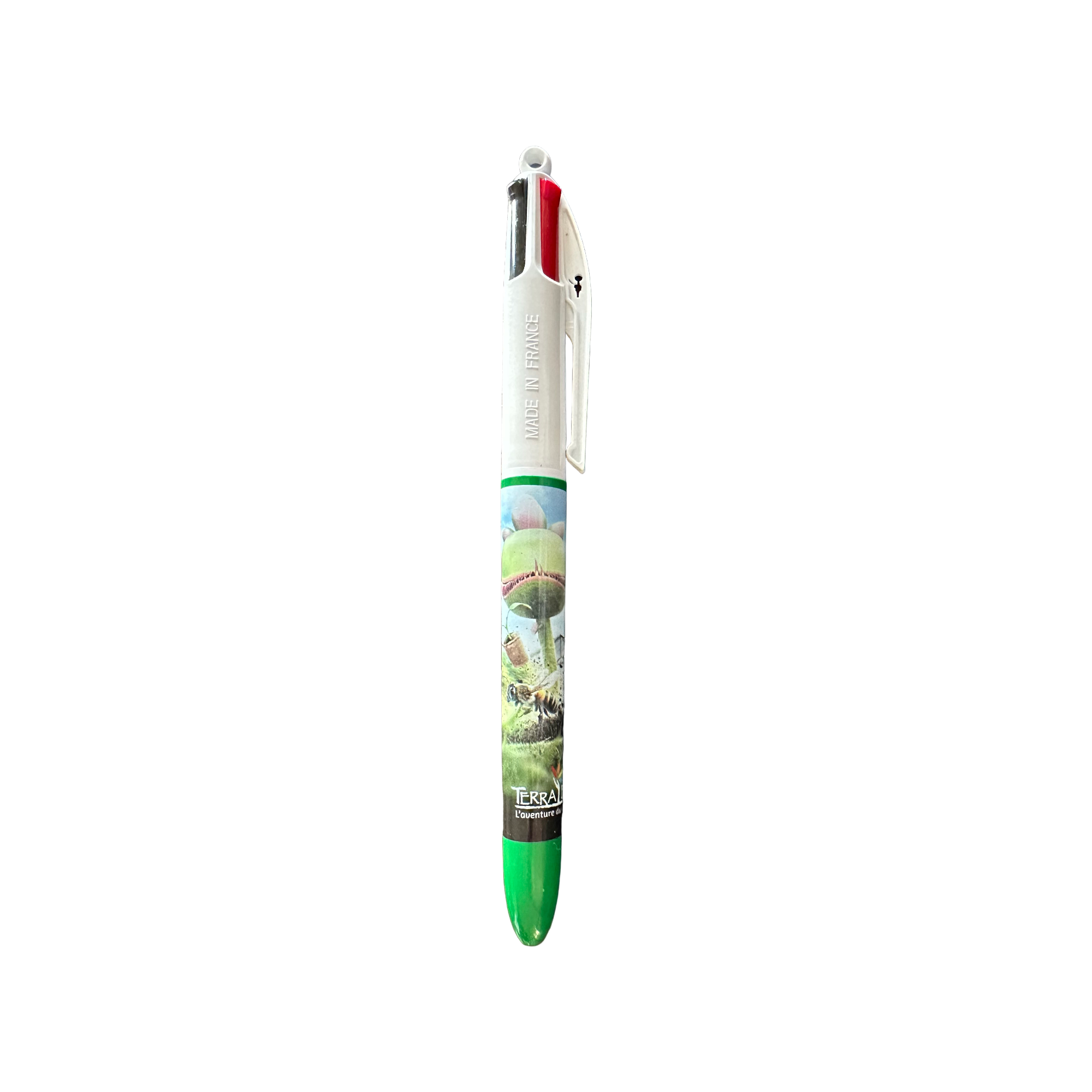 Terra Botanica : Stylo BIC 4 couleurs "attractions" pen - crayon - le palais des goodies