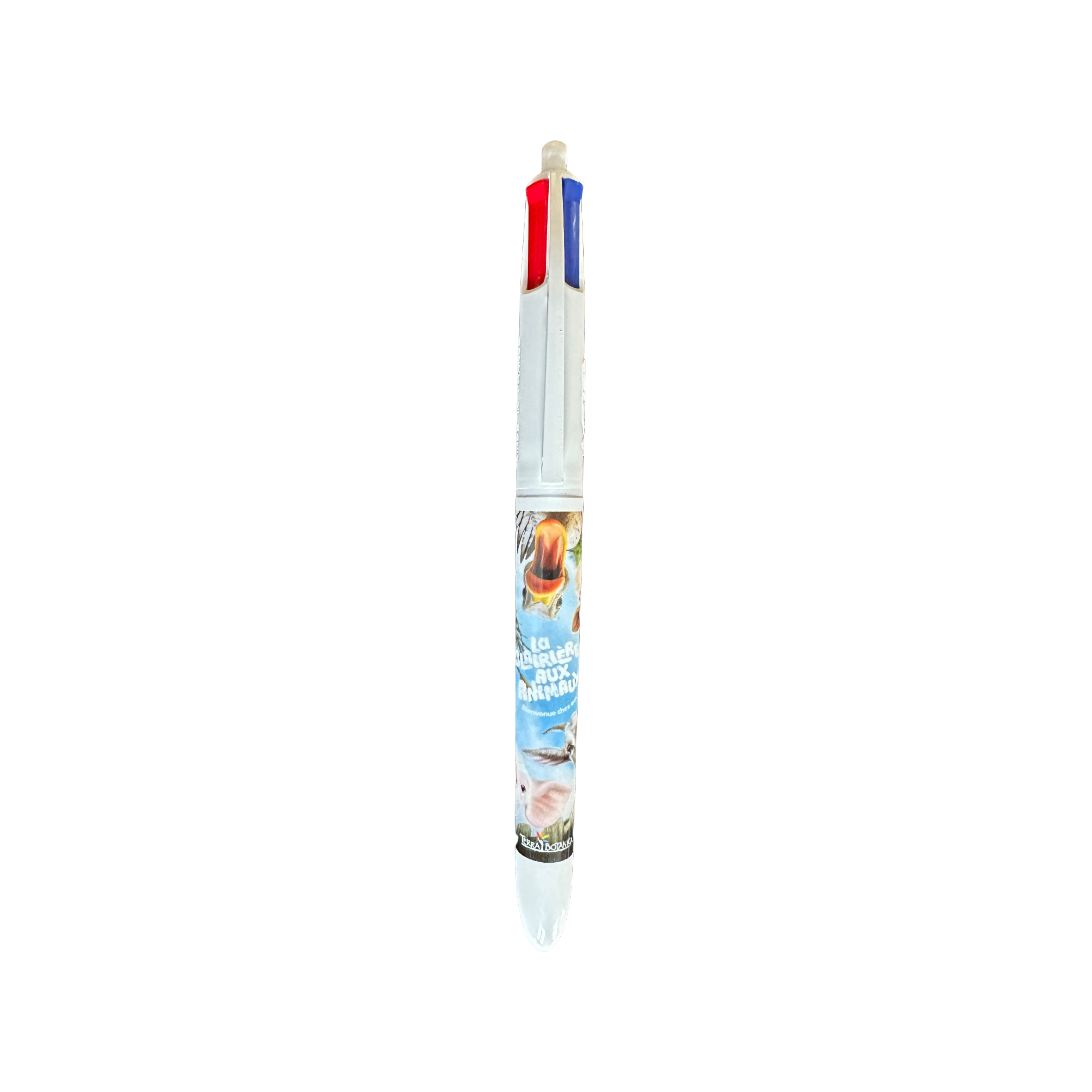 Terra Botanica : Stylo BIC 4 couleurs "La clairière aux animaux" pen - crayon - le palais des goodies