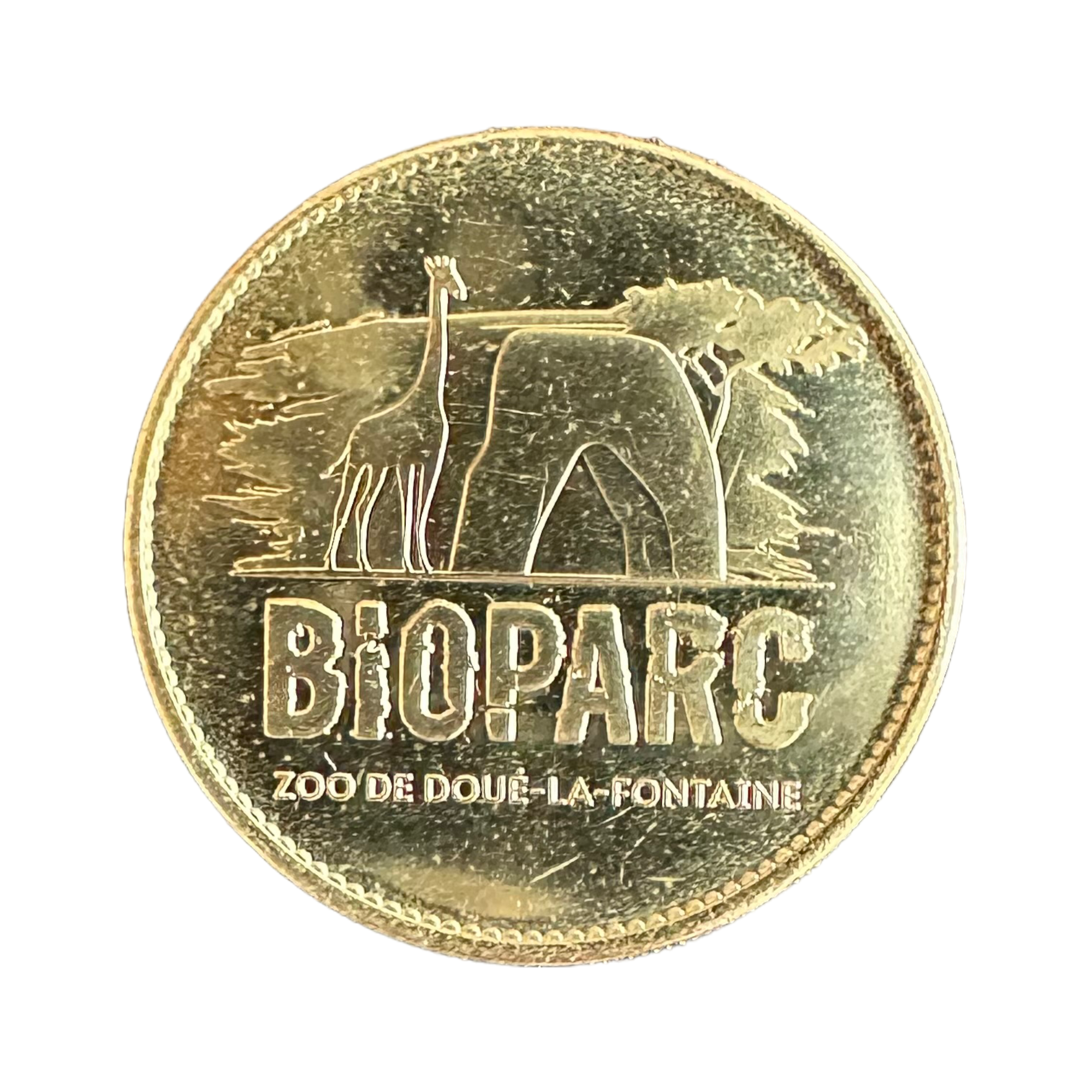 Jeton touristique - BioParc : Médaille "Naissance de Kinna" médaille - monnaie - le palais des goodies