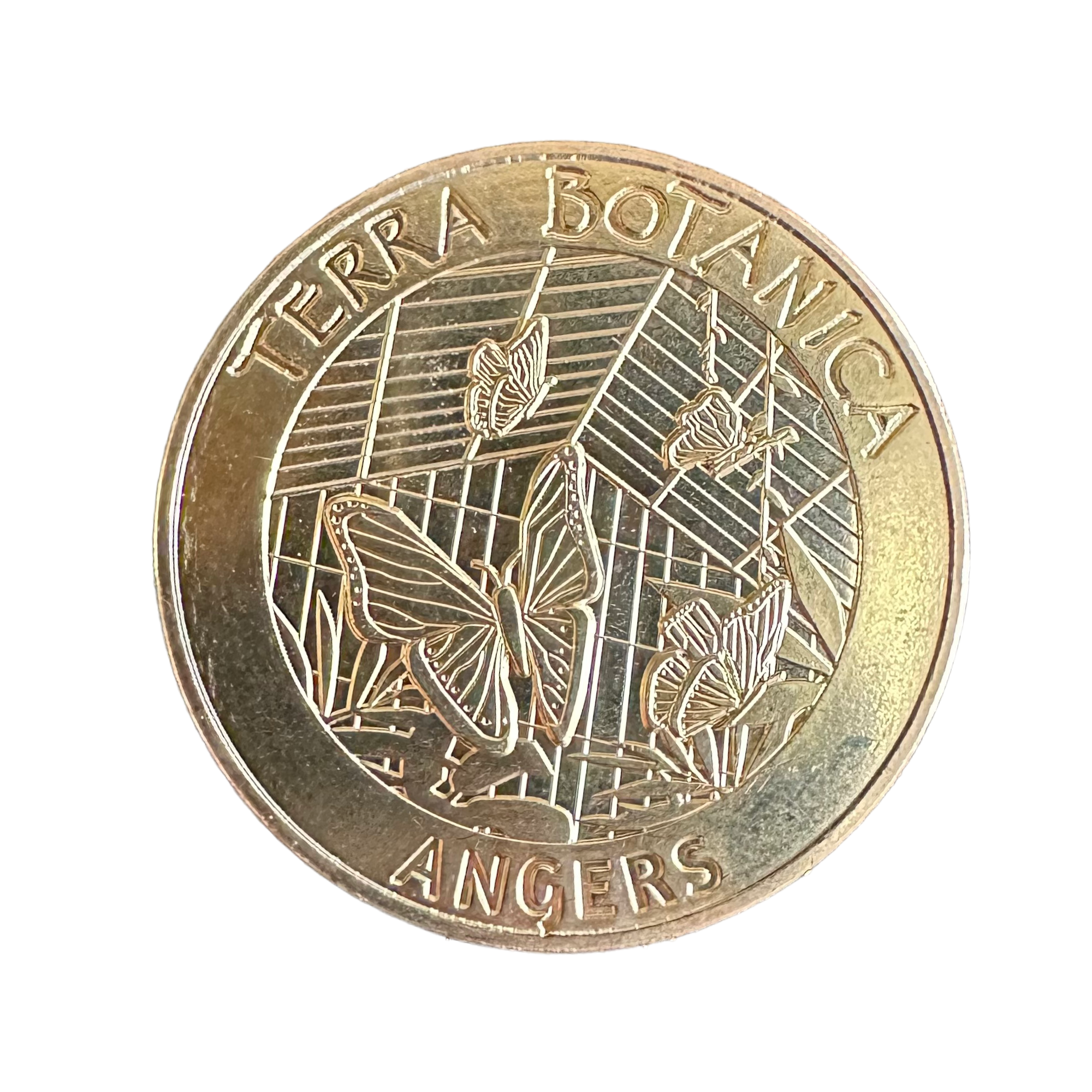 Terra Botanica : Médaille de Paris "La galerie des papillons" médailleuses - monnaie - jeton - le palais des goodies