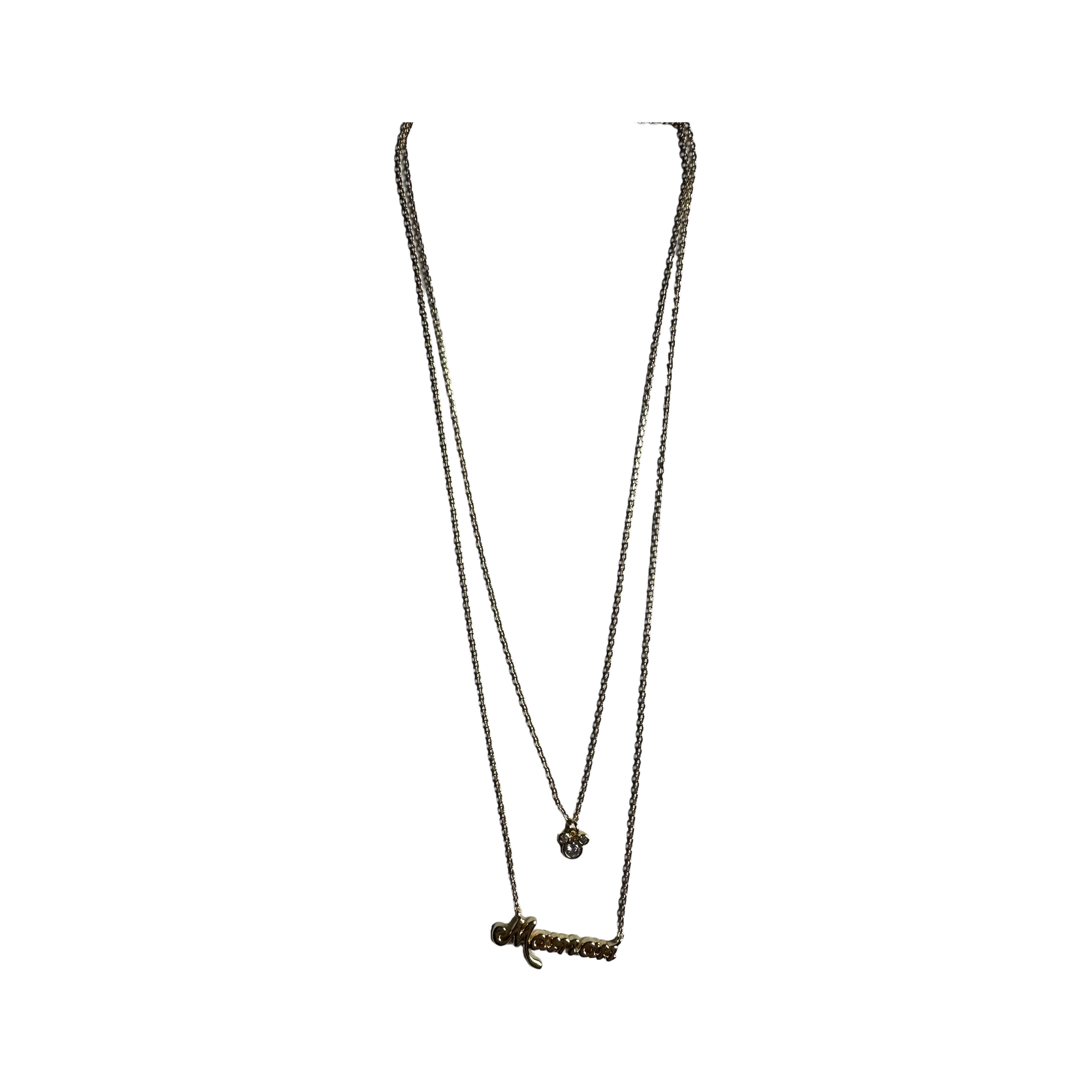 Disney - Mickey Mouse : Collier fantaisie "Maman" - fancy jewelry - necklace - disneyland - le palais des goodies