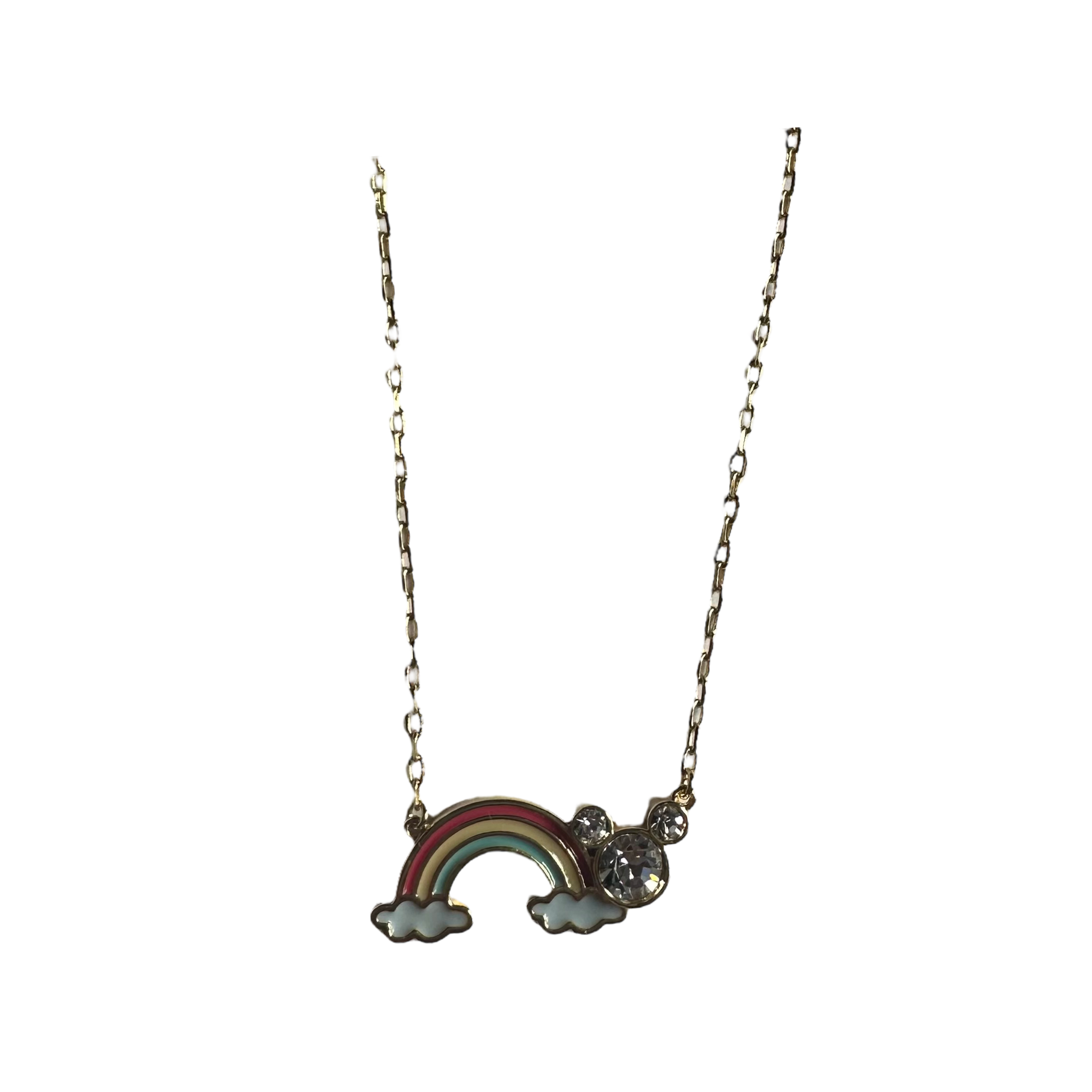 Disney - Mickey Mouse : Collier rainbow - Disneyland Paris - disney parks - necklace - le palais des goodies