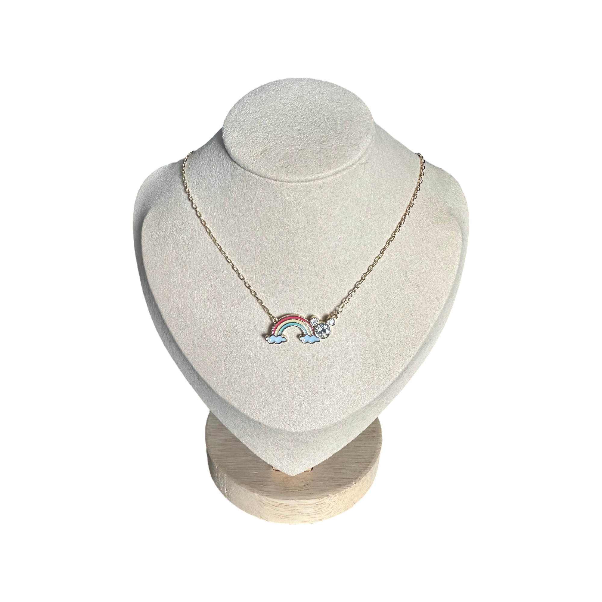 Disney - Mickey Mouse : Collier rainbow - Disneyland Paris - disney parks - necklace - le palais des goodies