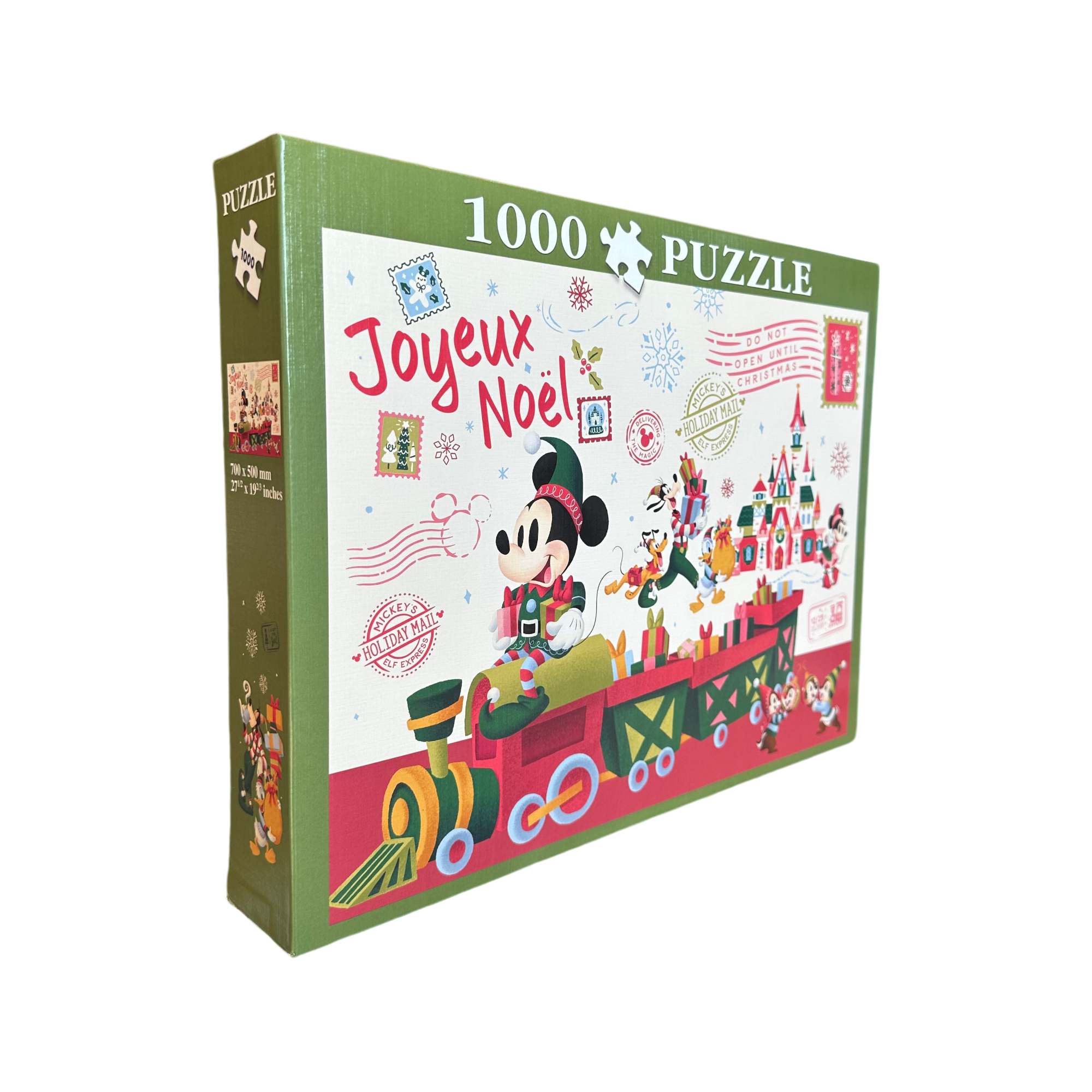 Disney - Mickey Mouse : Puzzle de noël (1000 pièces) disneyland paris - disney parks - le palais des goodies - Christmas